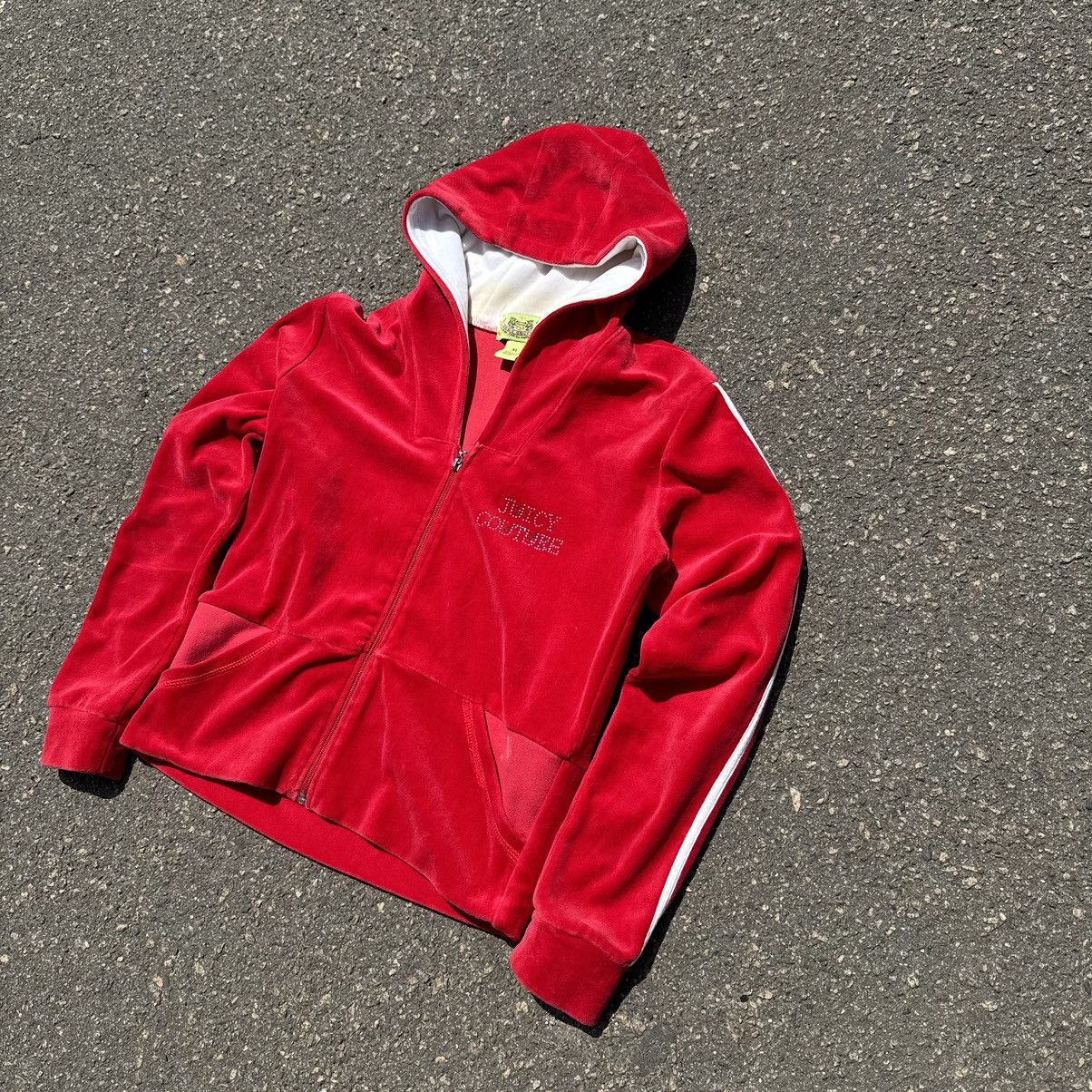 Juicy Couture vintage juicy couture zip hoodie 91 velour rap big logo Size XL / US 12-14 / IT 48-50 - 3 Thumbnail
