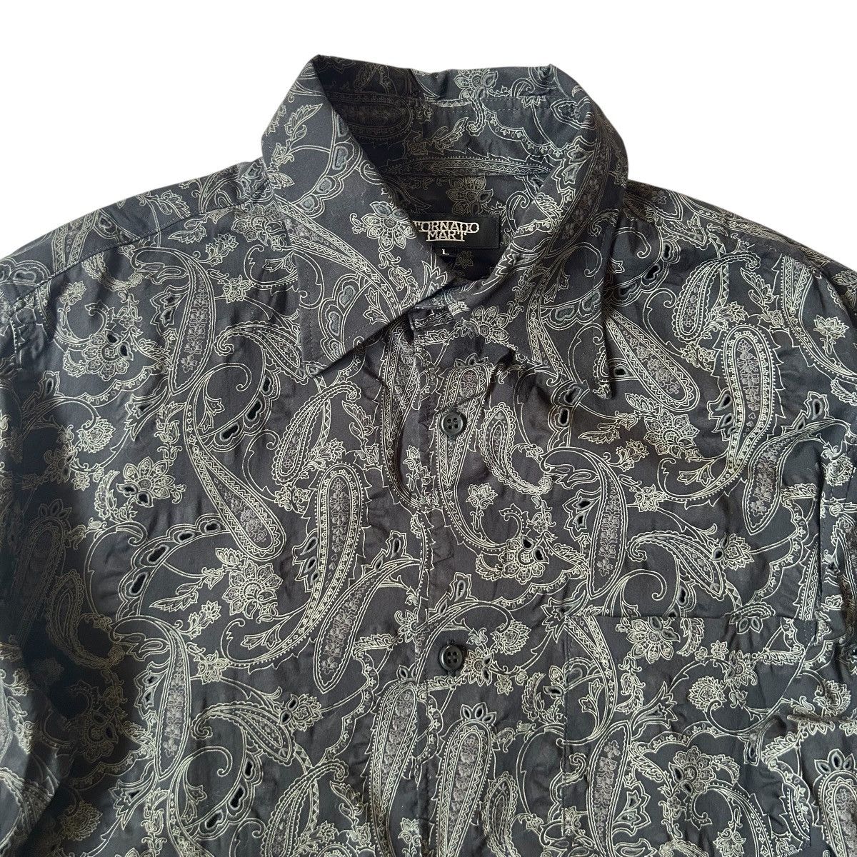 Tornado Mart Tornado Mart Button Up Shirt Size M / US 6-8 / IT 42-44 - 3 Thumbnail