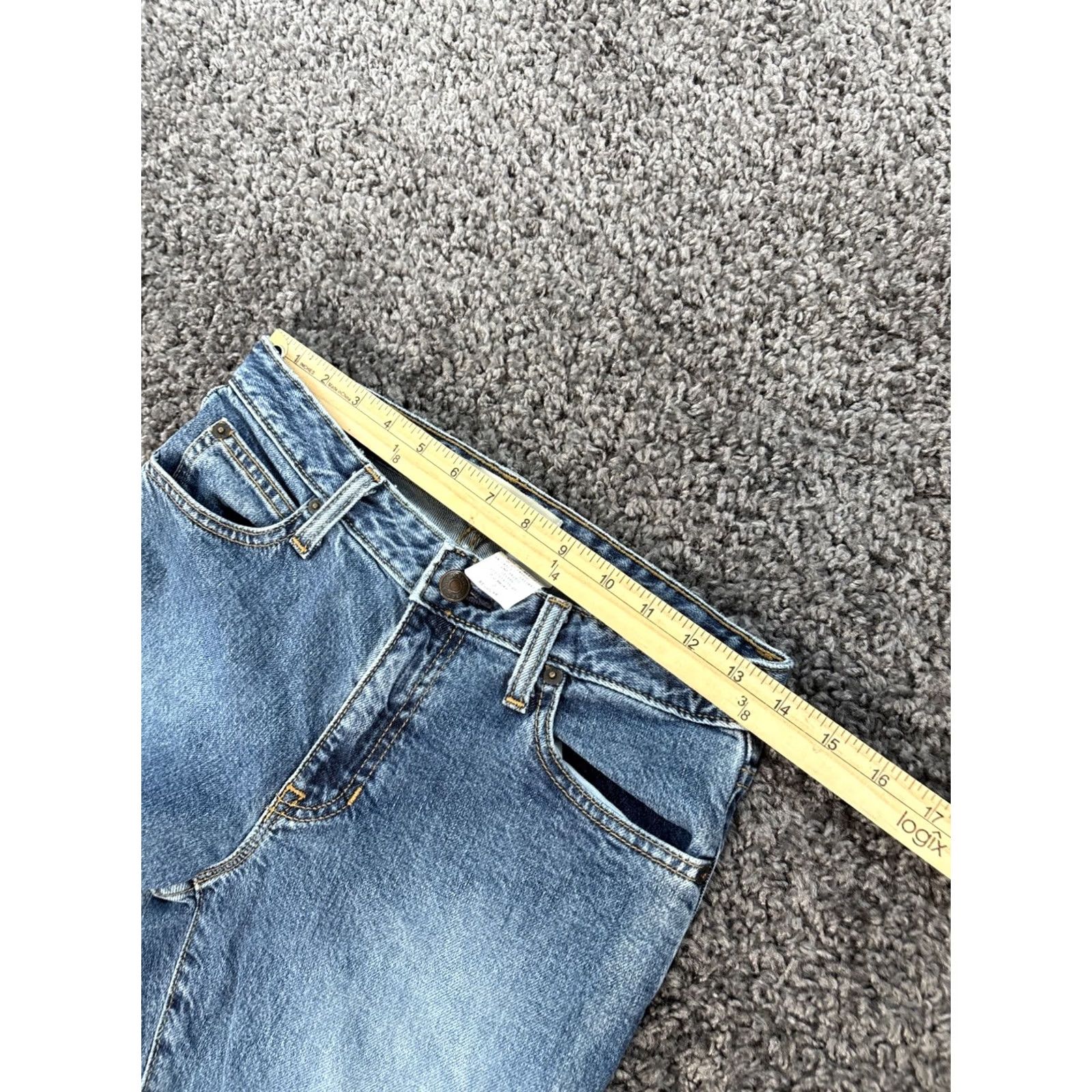 Gap VINTAGE Gap Jeans Womens Bootcut 28x28 Med Wash Mid Rise Y2K Distressed Relaxed Regular Girls? Size 28" / US 6 / IT 42 - 4 Thumbnail