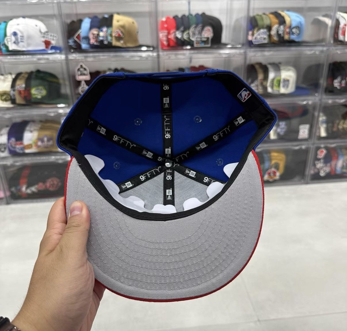 New Era New Era NBA Philadelphia 76ers Flat Brim Baseball Cap J32 Size ONE SIZE - 6 Thumbnail