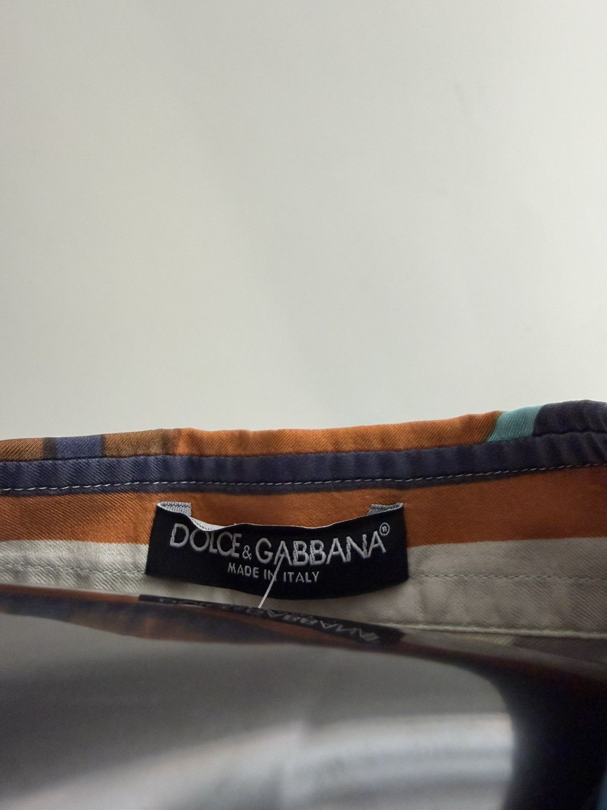 Dolce & Gabbana Dolce Gabbana Abstract Silk Shirt Size L / US 10 / IT 46 - 8 Thumbnail