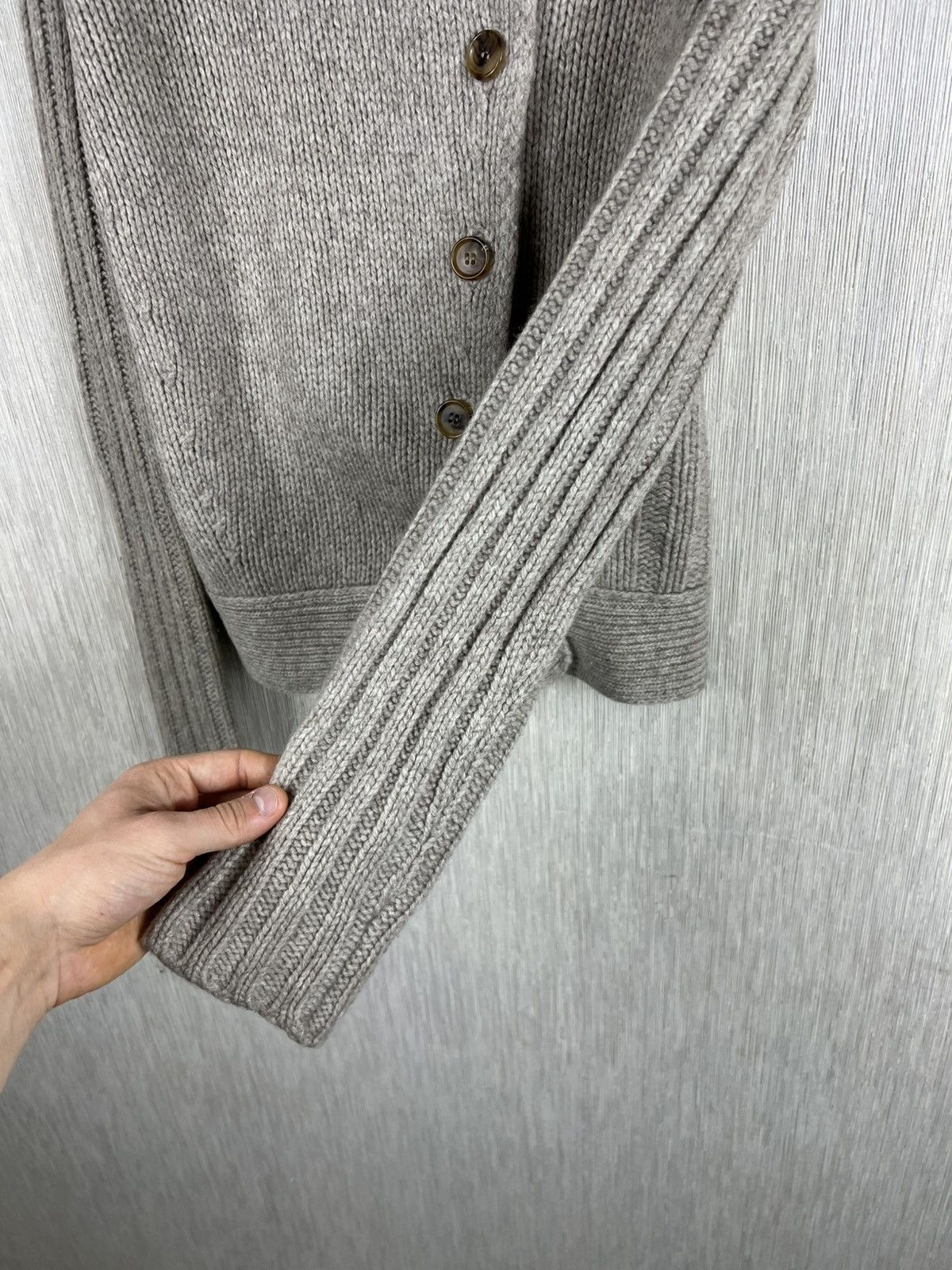 Max Mara S Max Mara wool yak knitted cardigan sweater button up Size S / US 4 / IT 40 - 13 Thumbnail