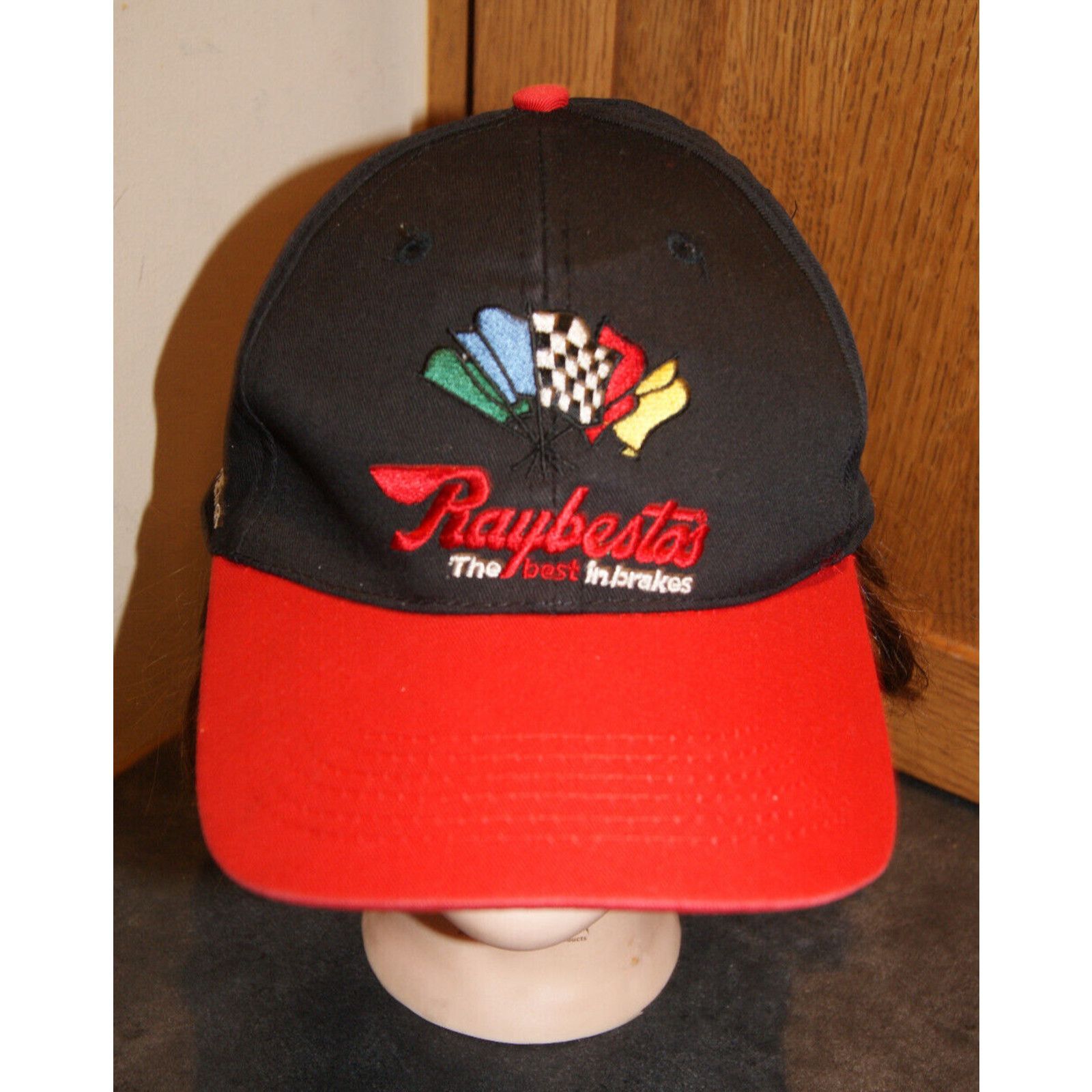 Other RAYBESTOS RACING FLAG EMBROIDER HAT CAP SNAP INDY 500 NASCAR Size ONE SIZE - 1 Thumbnail