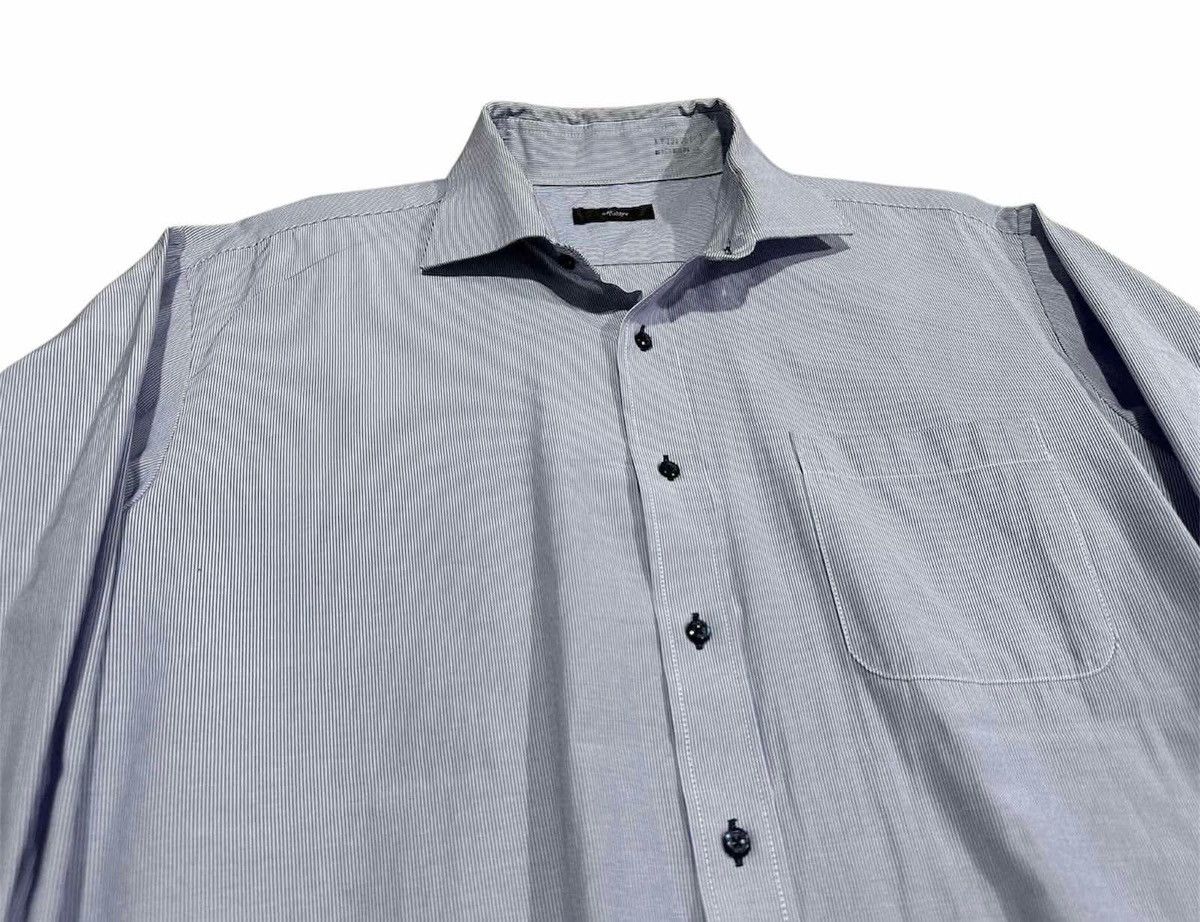 Japanese Brand × Y's × Yohji Yamamoto 🔥Vintage Sacsny Y’Saccs Yohji Yamamoto Striped Shirt Size US L / EU 52-54 / 3 - 2 Thumbnail