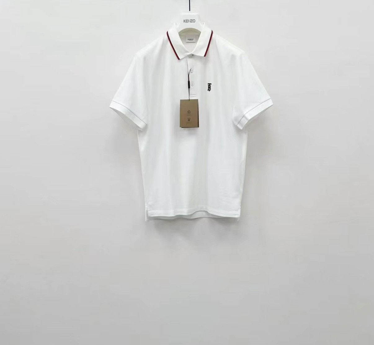 Burberry BURBERRY Embroidered 100% Cotton Short Sleeve Polo Shirt J30 Size US XL / EU 56 / 4 - 1 Thumbnail