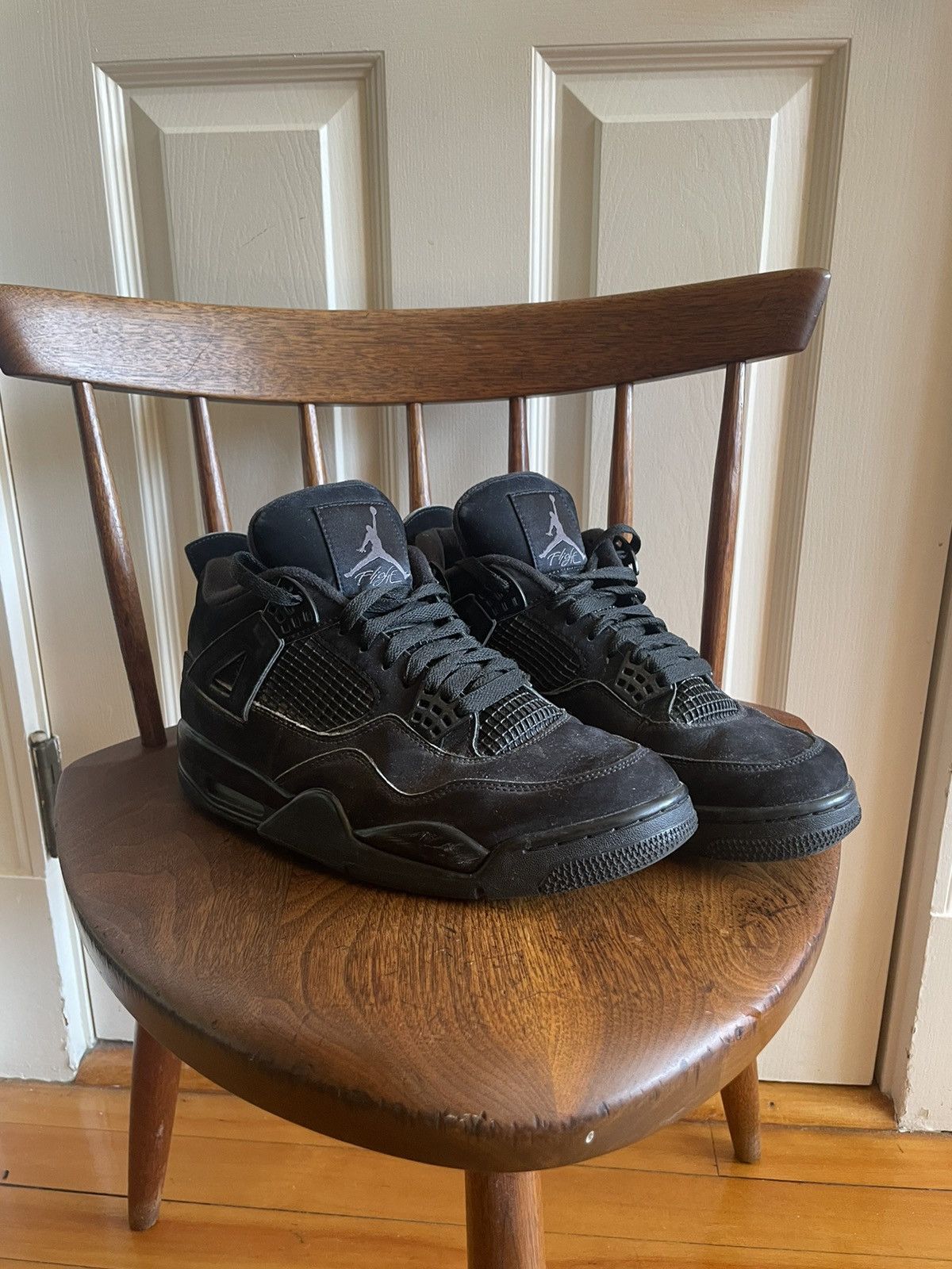 image of Jordan Nike Jordan 4 Blackcat Original Shoes, Men's (Size 10)