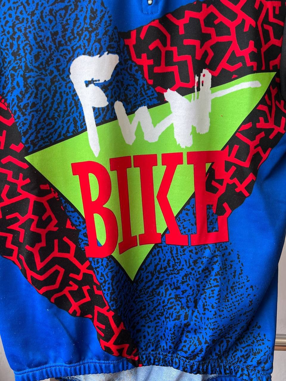 Asics 1980 RARE ASICS “FUN BIKE” CYCLING JERSEY SHIRT DESIGN SZ XL Size US XL / EU 56 / 4 - 4 Thumbnail