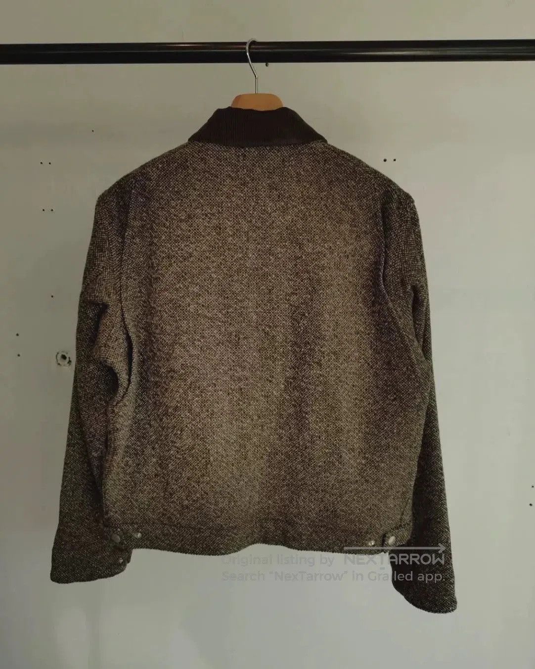 Auralee aurallee homespun tweed zip blouson jacket. Size US M / EU 48-50 / 2 - 5 Thumbnail