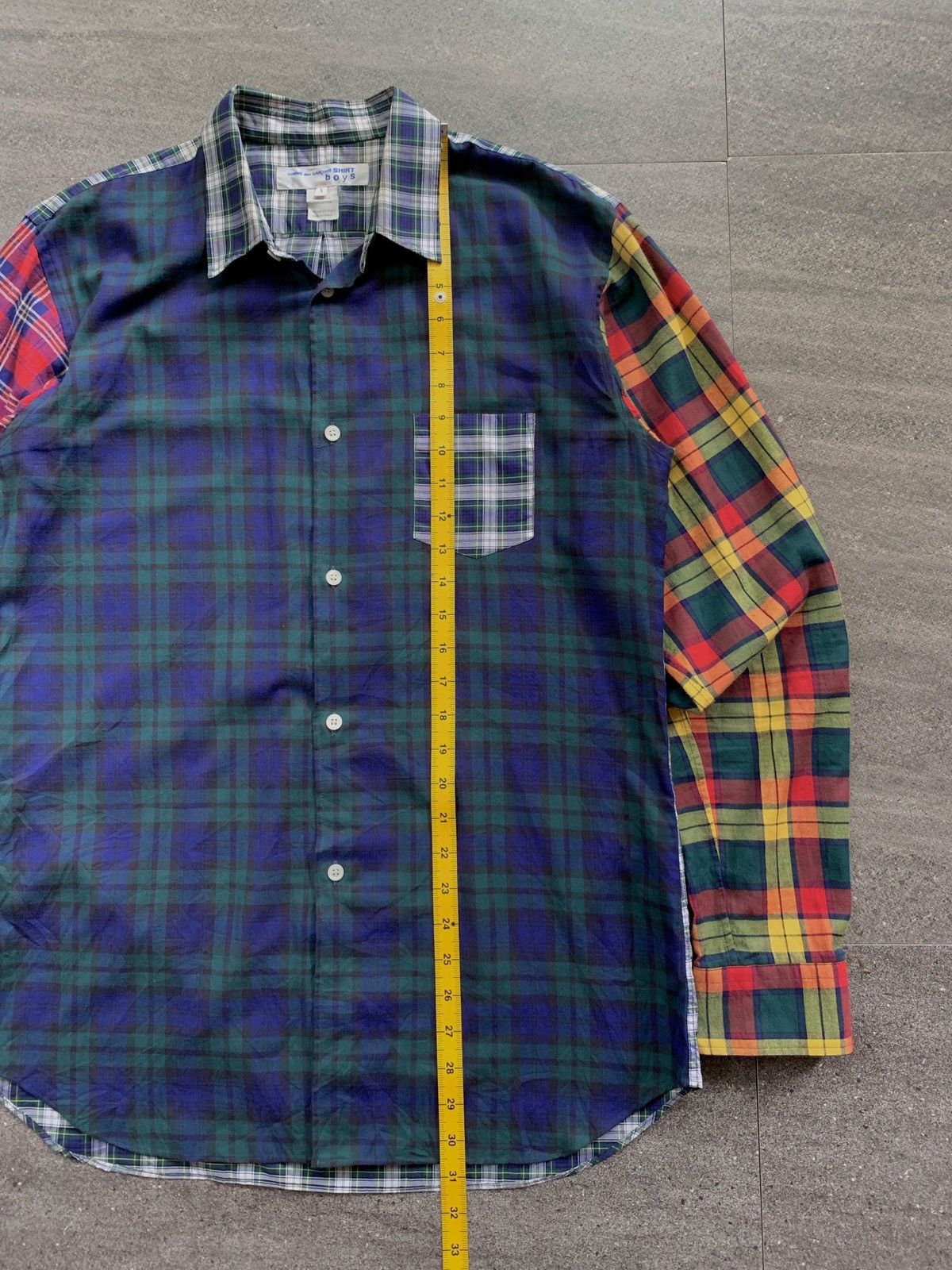 Comme des Garcons SHIRT FREE IMPORT TAX boys Multi Color Plaid Shirt Size US M / EU 48-50 / 2 - 8 Thumbnail