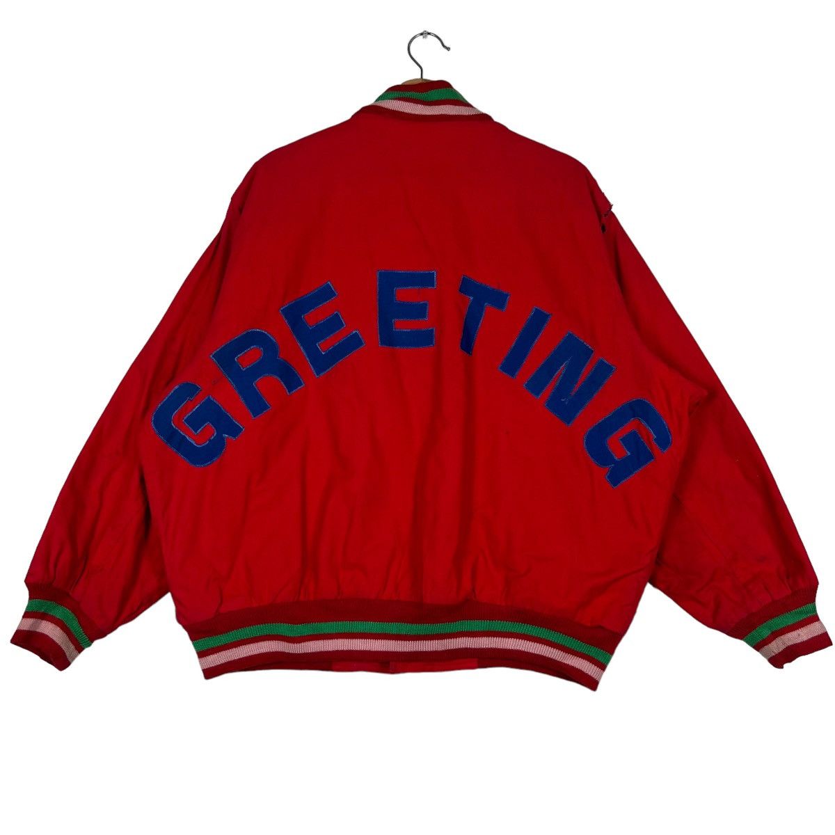Japanese Brand 🔥 VINTAGE GREETING SANTAMONICA CRUISE BOMBER JACKET Size US M / EU 48-50 / 2 - 2 Thumbnail