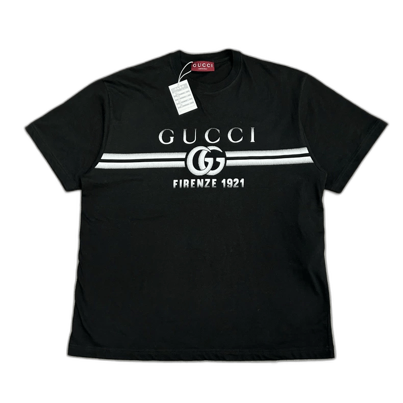 Gucci GUCCI 25SS Black Striped Short Sleeve Size US XL / EU 56 / 4 - 1 Thumbnail