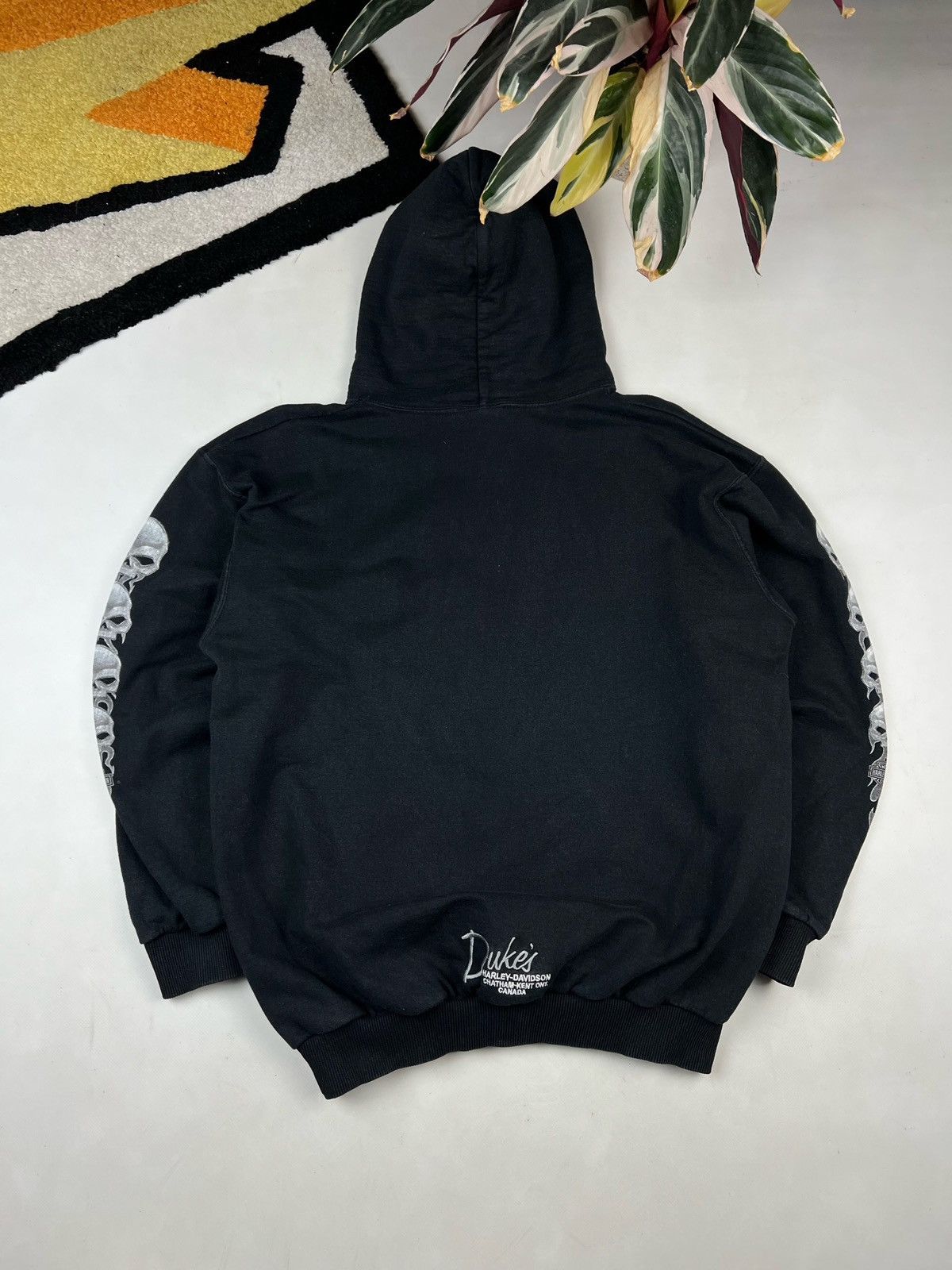 Harley Davidson Crazy Vintage Y2K Harley Davidson Hoodie Skulls Essential Size US M / EU 48-50 / 2 - 3 Thumbnail
