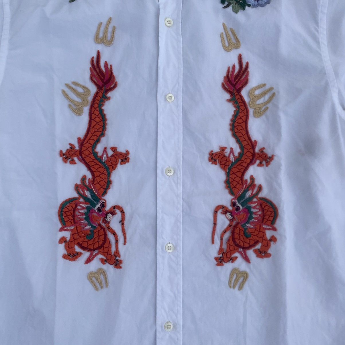 Gucci Gucci Embroiered Dragon Longsleeve Size US M / EU 48-50 / 2 - 3 Thumbnail