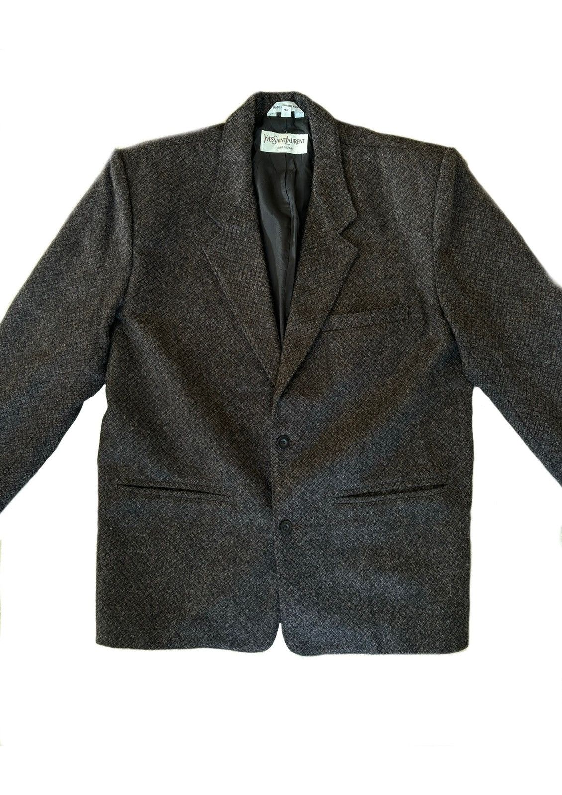 Yves Saint Laurent Vintage 1980’s YSL rare wool blazer Size 42L - 1 Thumbnail