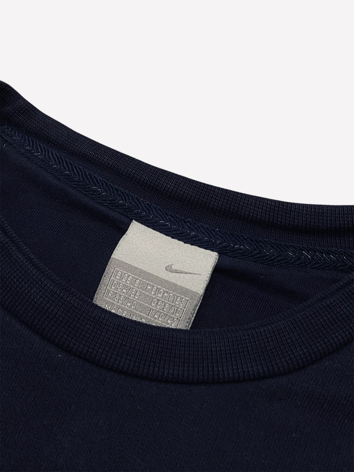 Nike Nike Vintage Grey Tag Sweatshirt Embroidered Logo Navy Size US S / EU 44-46 / 1 - 2 Thumbnail