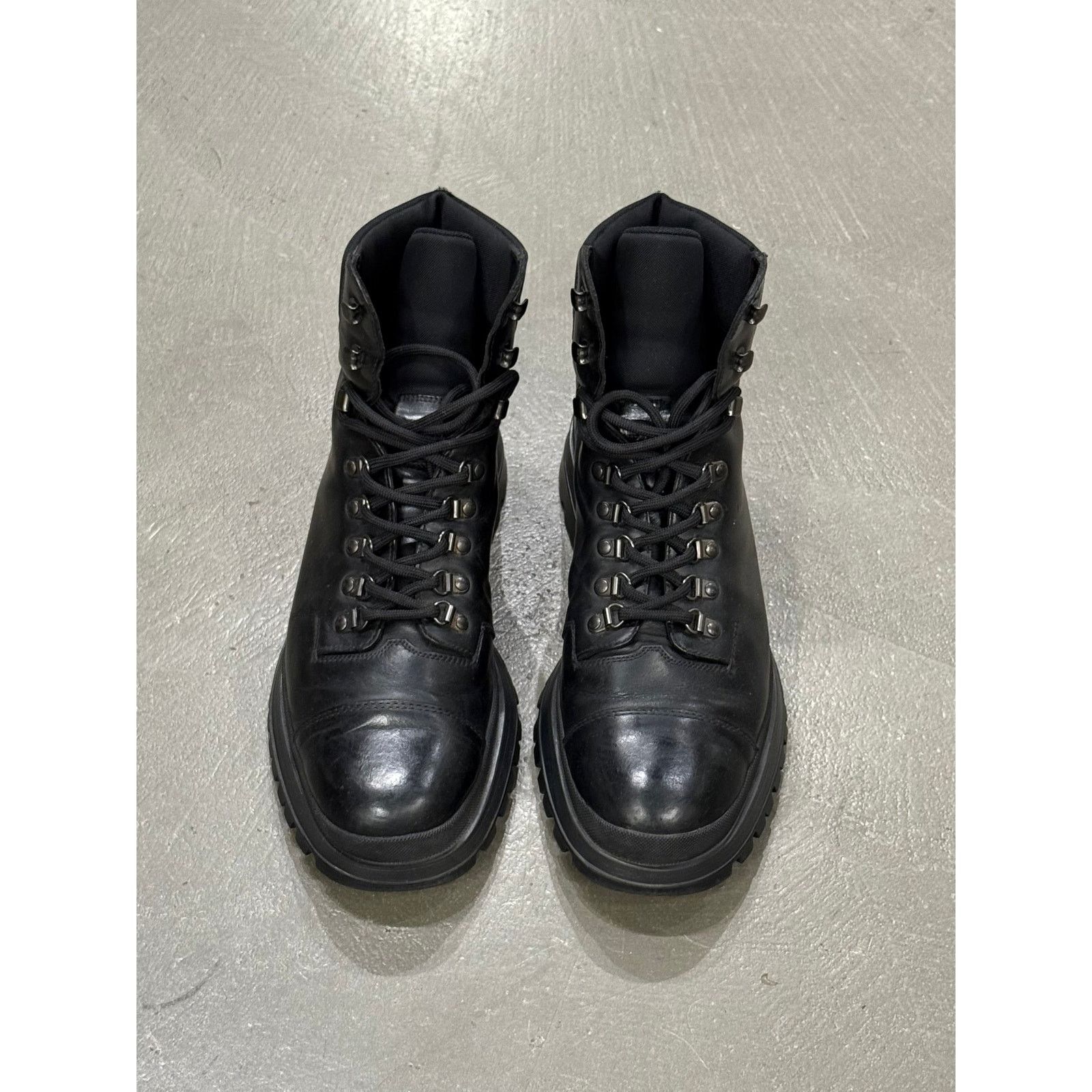 Prada 2000s Prada leather combat boots Size US 10 / EU 43 - 2 Thumbnail