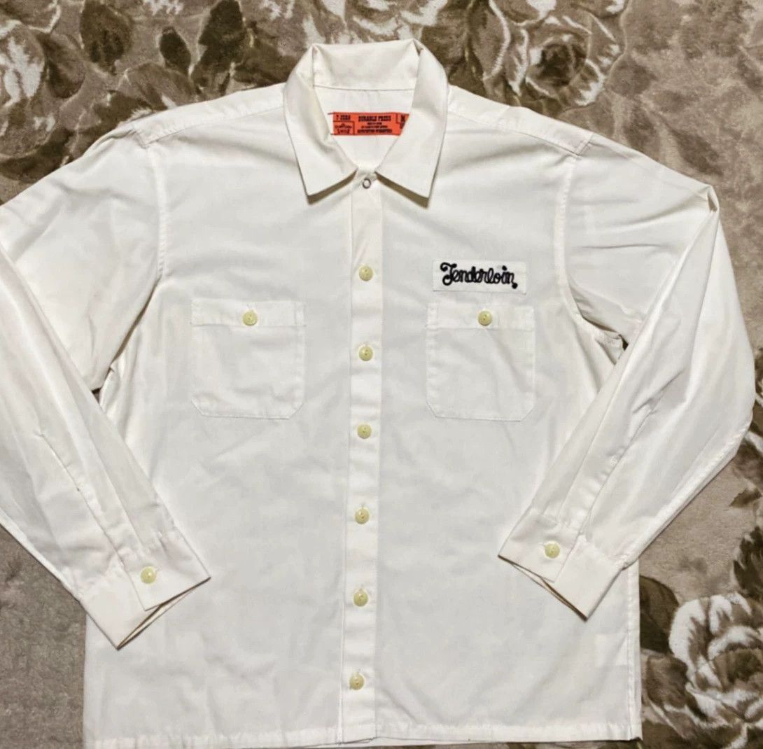 Tenderloin Tenderloin Classic White Long Sleeve Shirt Size US M / EU 48-50 / 2 - 1 Thumbnail