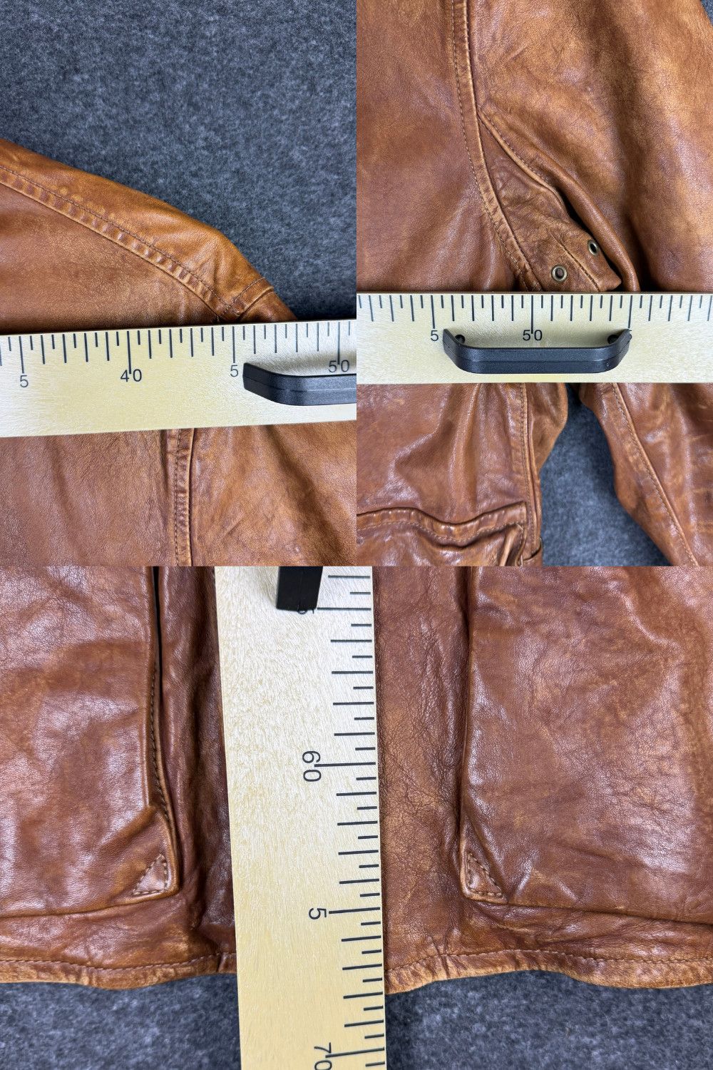Polo Ralph Lauren fw01 Polo Ralph Lauren Leather Field / Pilot Jacket– Size US M / EU 48-50 / 2 - 21 Thumbnail