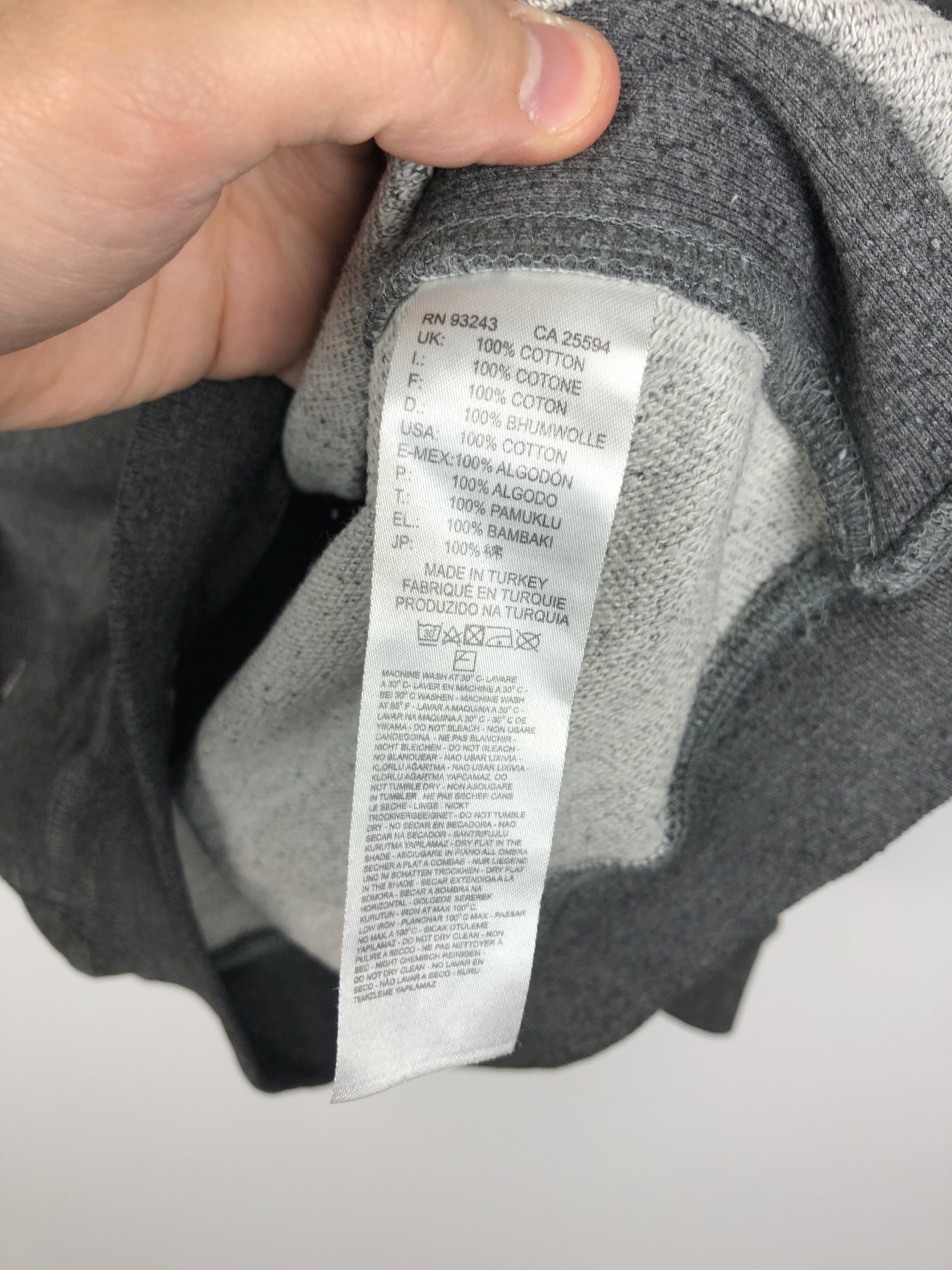 Diesel Diesel Sweatshirt Crewneck Center Logo Gray size M Size US M / EU 48-50 / 2 - 10 Thumbnail