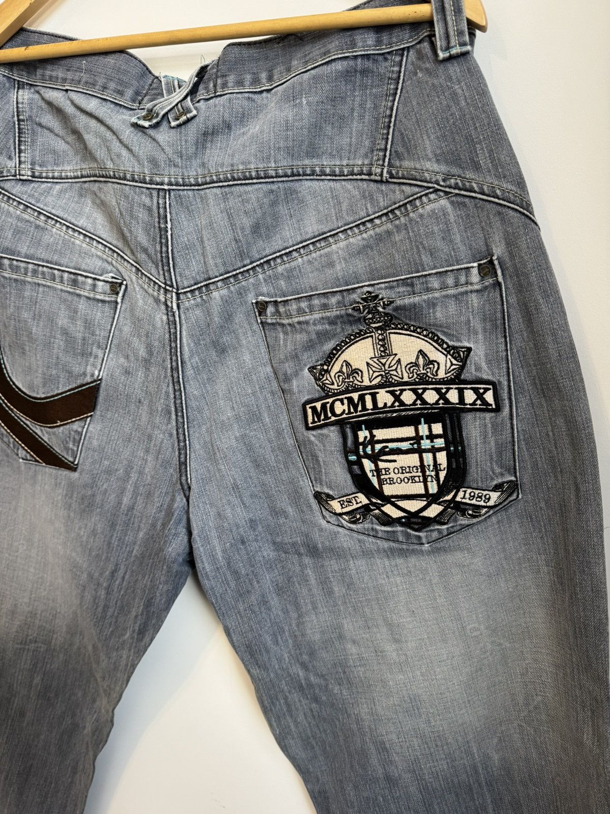 Karl Kani × Vintage Karl Kani Brooklyn Vintage Pants Size US 34 / EU 50 - 2 Thumbnail