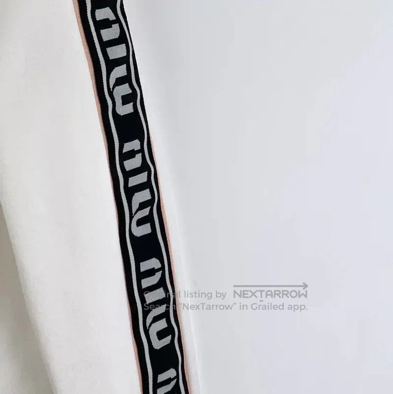 Miu Miu Miu Miu Women's Cotton White Jacket . Size S / US 4 / IT 40 - 3 Thumbnail