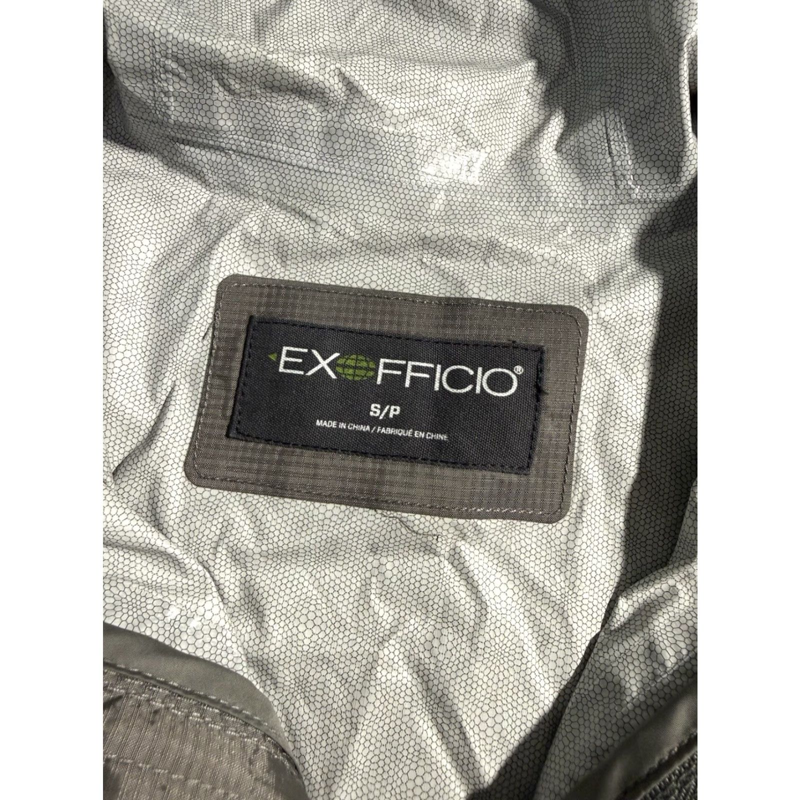 ExOfficio ExOfficio Jacket Men Hooded Rain Coat Full Zip Water Resistant Gray Size S Long Nylon Windbreaker Casual Travel Mens Size US S / EU 44-46 / 1 - 3 Thumbnail