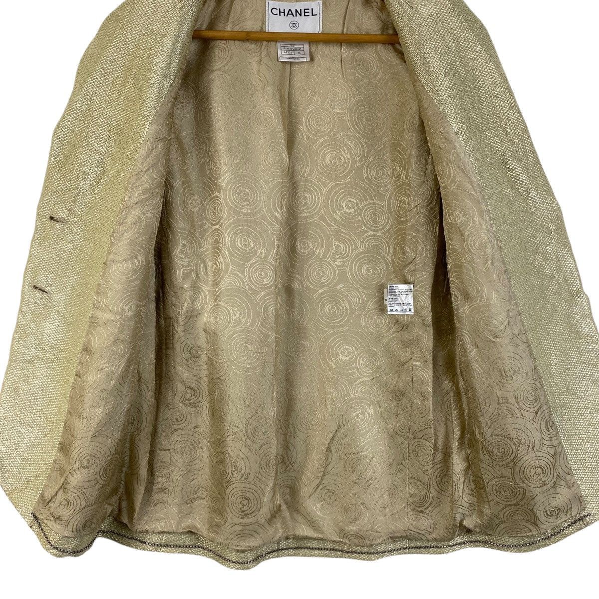 Chanel CHANEL Paris 2000 Made In Paris Tweed Coat Jacket Size XS / US 0-2 / IT 36-38 - 9 Thumbnail