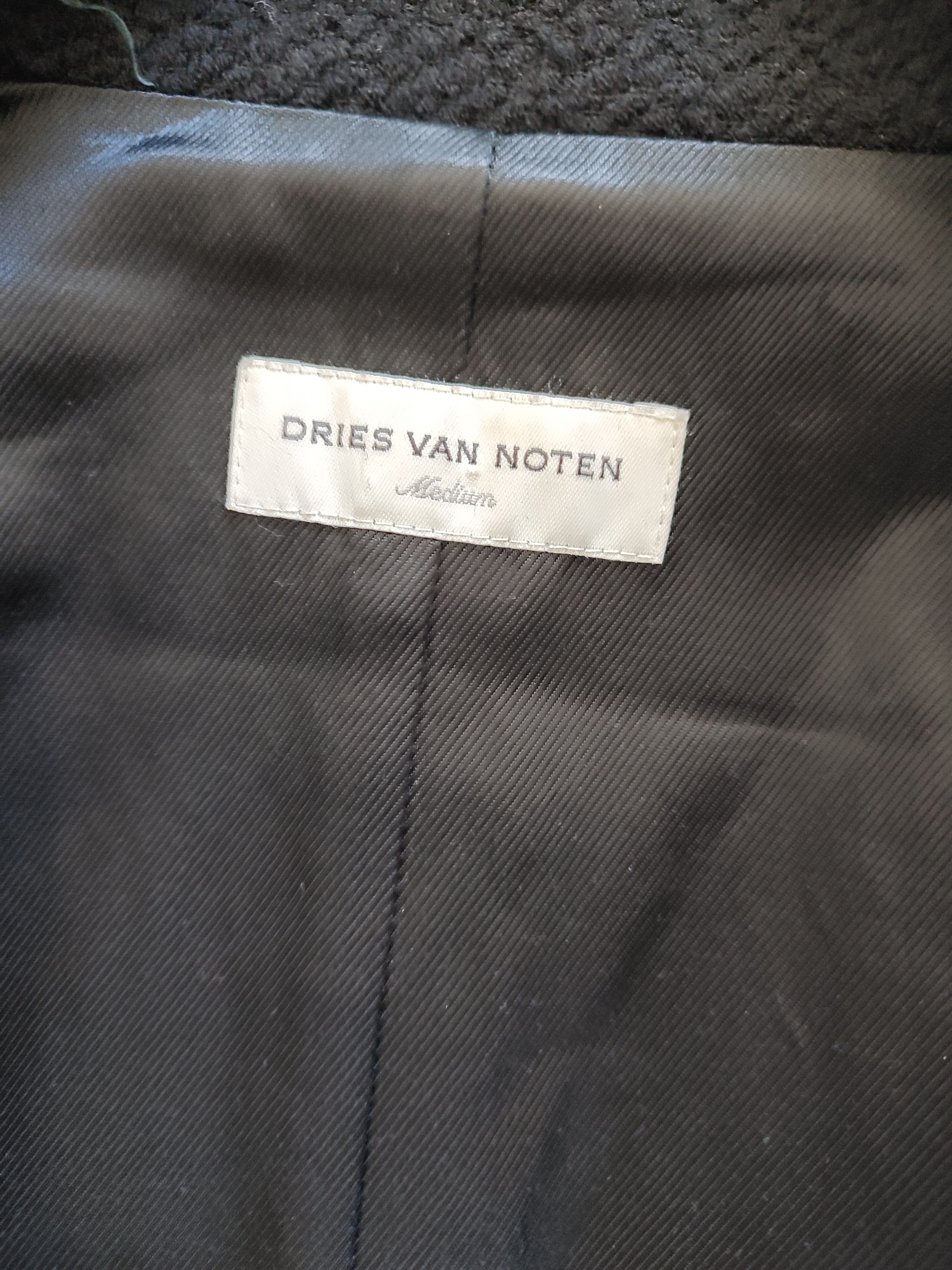 Dries Van Noten Dries Van Noten Black Wool Coat M Size M / US 6-8 / IT 42-44 - 11 Thumbnail