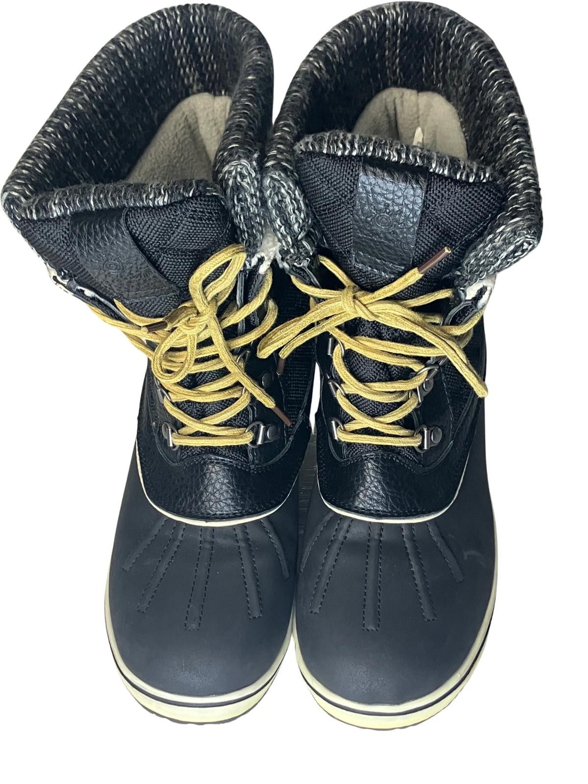Other Cozy Winter Boots Faux Fur Lined Black 8.5 Women Size US 8.5 / EU 41-42 - 6 Thumbnail