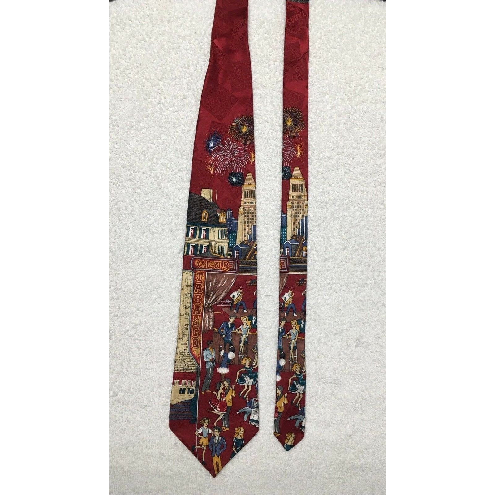 Tabasco TABASCO HOT SAUCE CLUB TABASCO CARTOON NECKTIE Size ONE SIZE - 2 Thumbnail