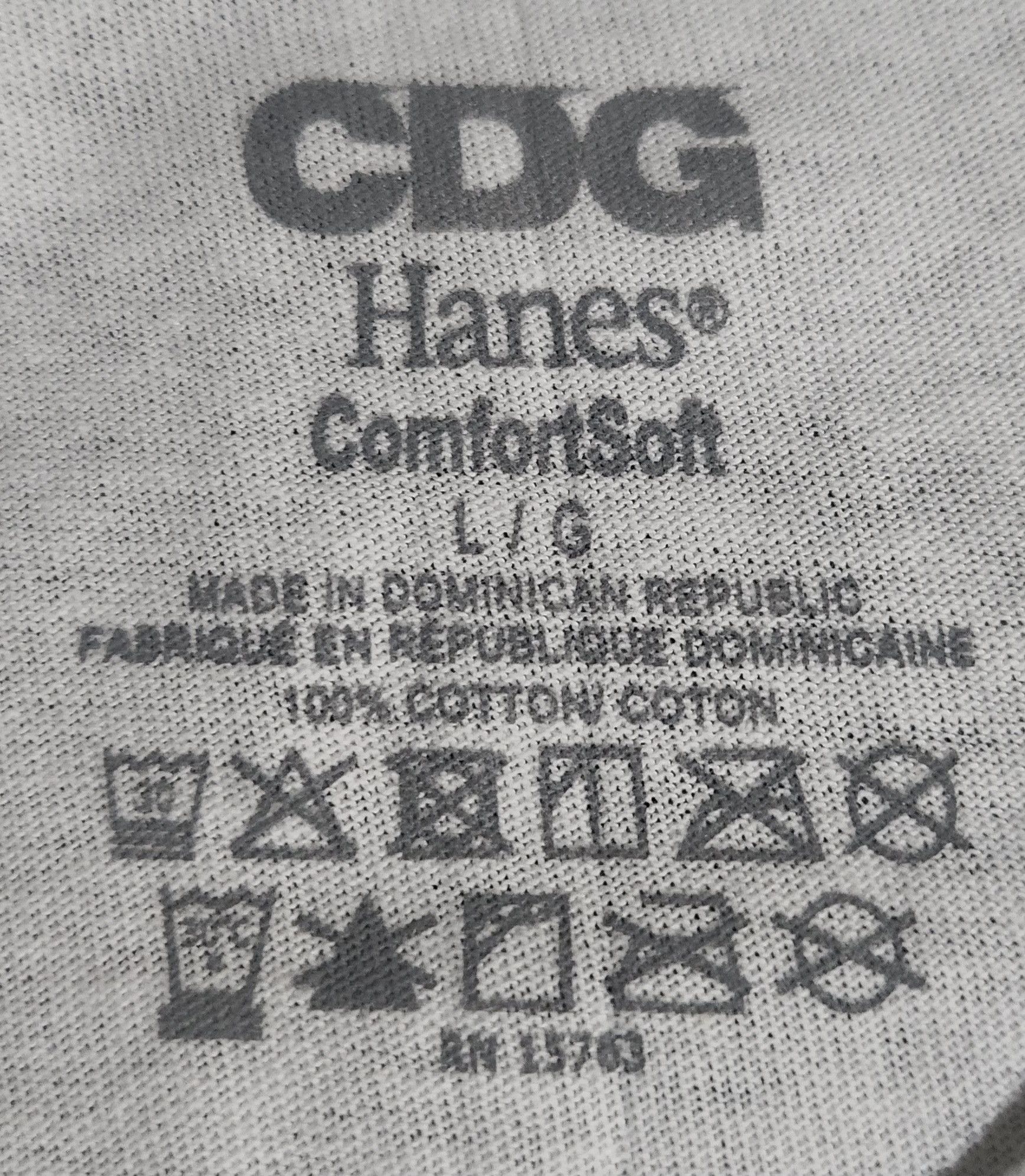 Comme des Garcons CDG x Hanes Logo Tee Size US L / EU 52-54 / 3 - 2 Thumbnail