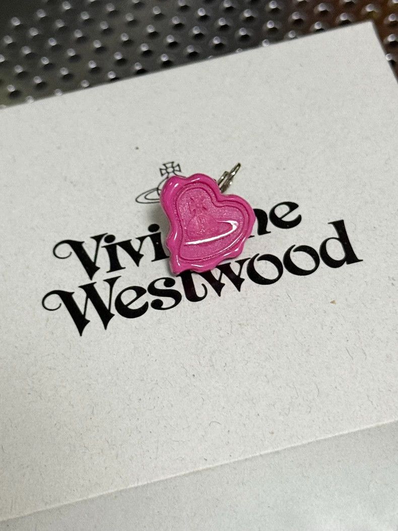 Vivienne Westwood Vivienne Westwood Pink lacquered earrings and necklace Size ONE SIZE - 2 Thumbnail