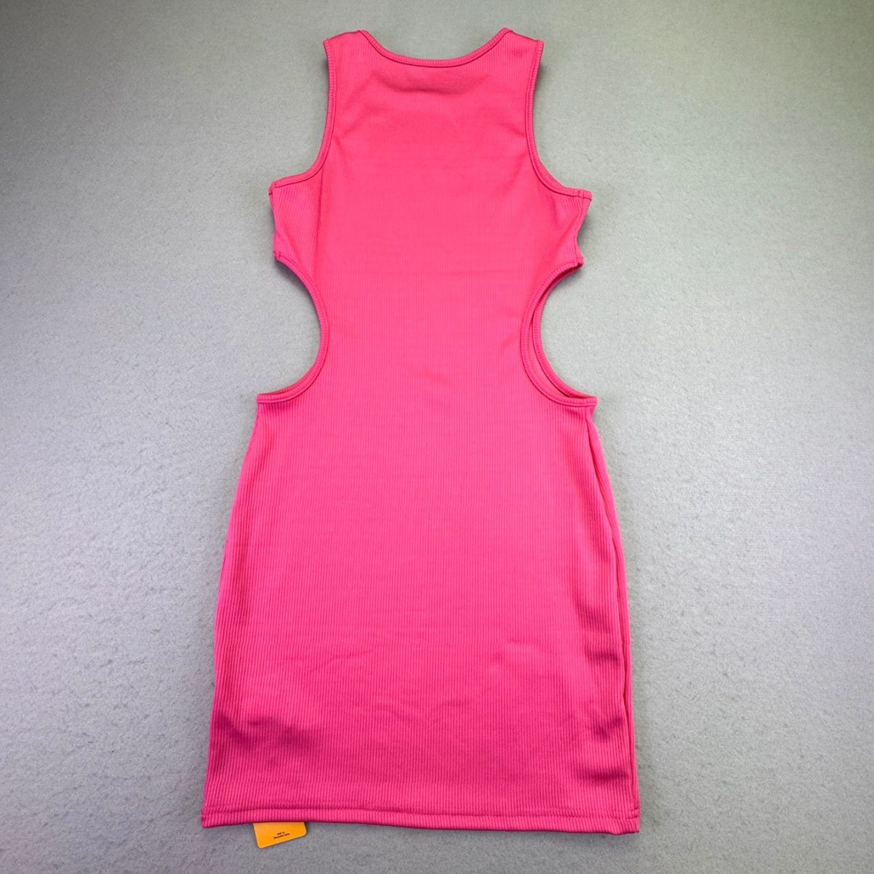 Forever 21 Forever 21 Dress Women's M Pink Mini Bodycon Sleeveless Cut Out Ribbed Crew Neck Party/Cocktail Summer Vintage: No Size M / US 6-8 / IT 42-44 - 5 Thumbnail