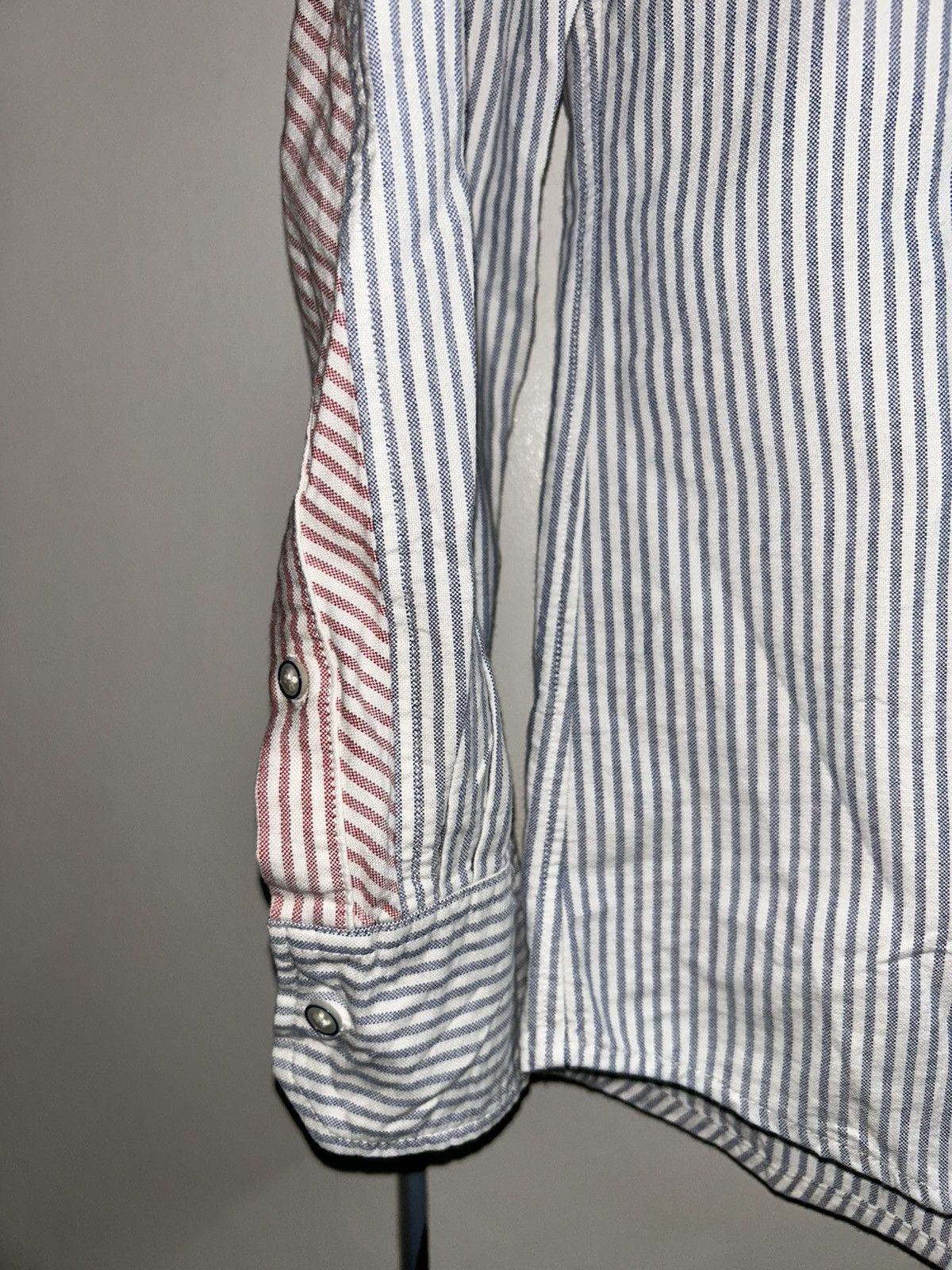 Thom Browne Koe x Thom Browne Striped Longsleeve Button Up Shirt Size US M / EU 48-50 / 2 - 10 Thumbnail