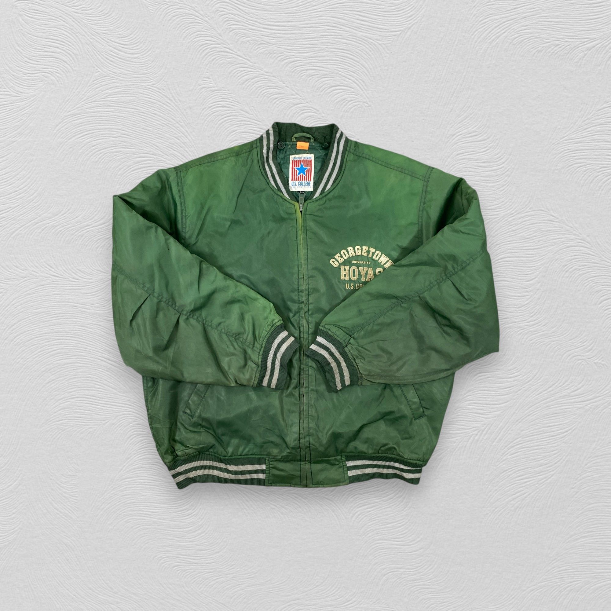 MLB Vintage Sun Faded U.S College Bomber Jacket-J151 Size US L / EU 52-54 / 3 - 4 Thumbnail