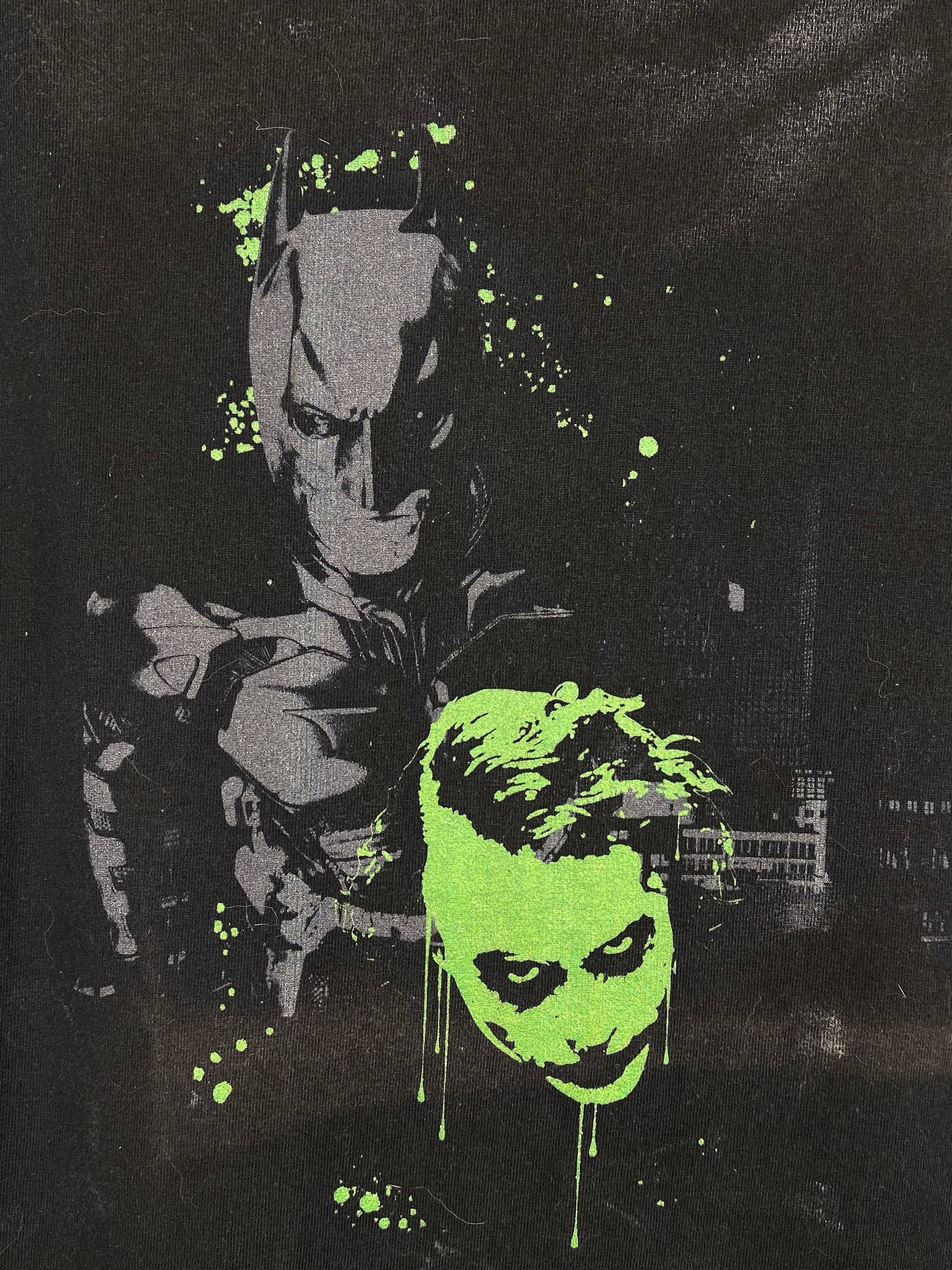 DC Comics Vintage Dark Knight x Joker 2008 Graphic Promo Tee Size US L / EU 52-54 / 3 - 4 Thumbnail