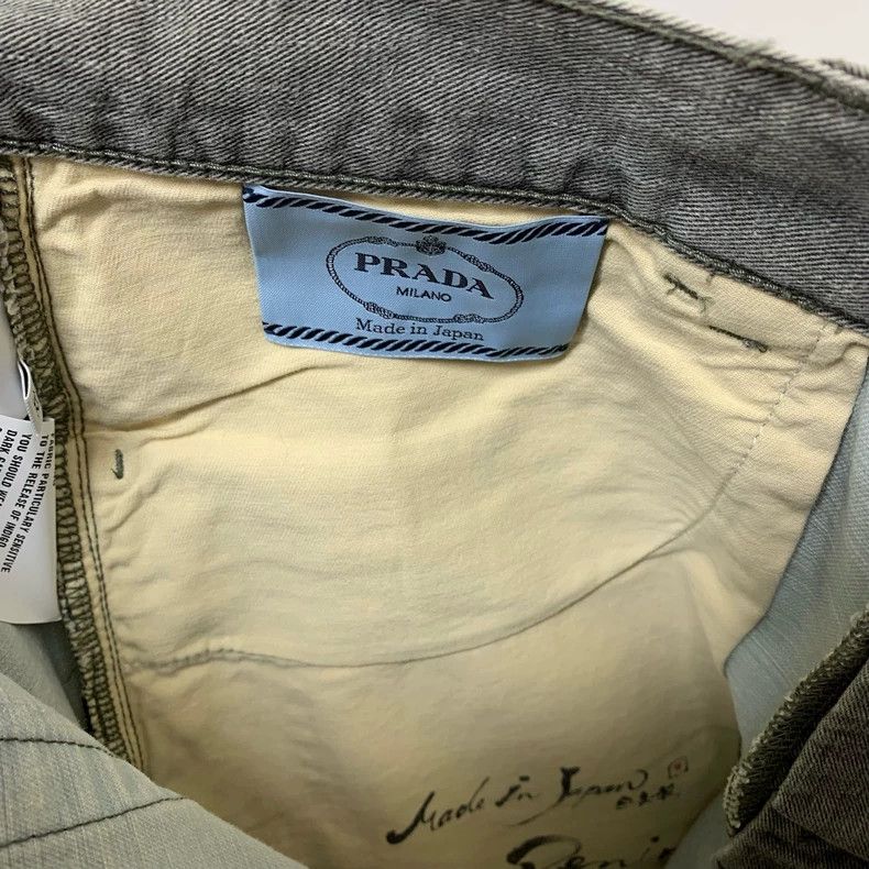 Prada Prada Make old gray denim trousers 2501-Nextarrow Size US 32 / EU 48 - 4 Thumbnail