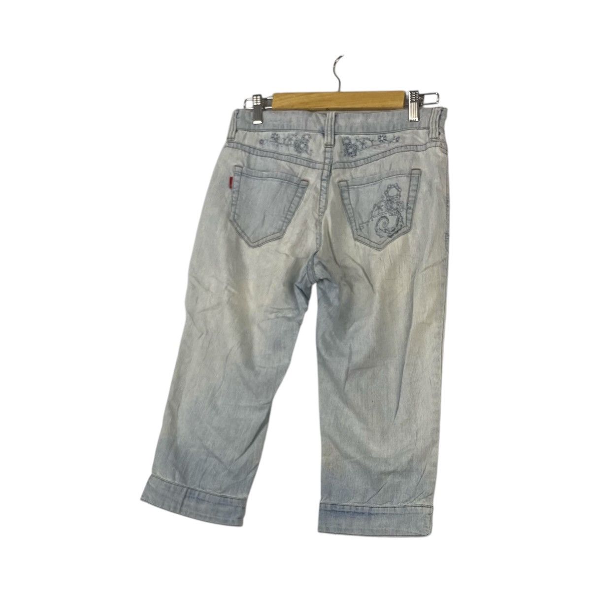 Designer × Vintage Vintage shorts jeans floral x denim jeans rare Size 30" / US 8 / IT 44 - 6 Thumbnail