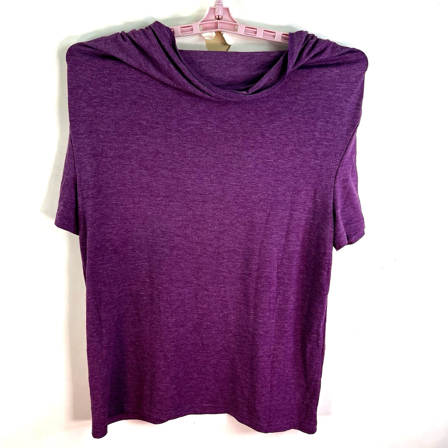 Pinko Magenta Pink Knit Top Drape Cowl Neck Stretch Size XL Size XL / US 12-14 / IT 48-50 - 4 Thumbnail