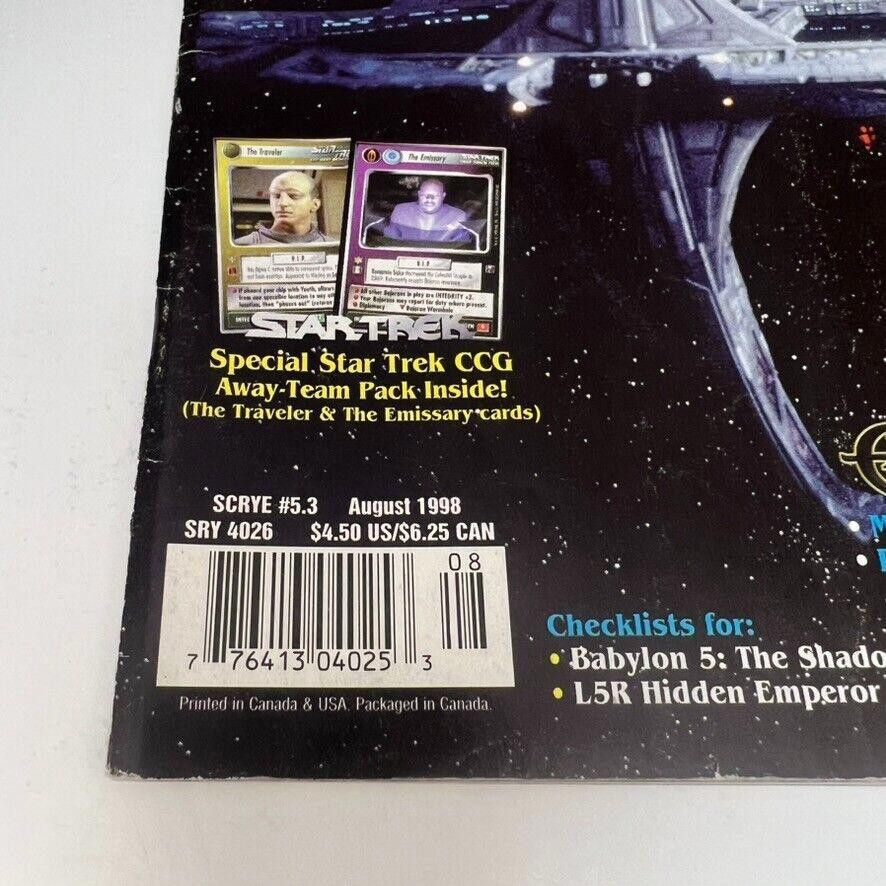 Designer SCRYE Magazine #5.3 August 1998 Star Trek CCG MTG Exodus Size ONE SIZE - 2 Thumbnail