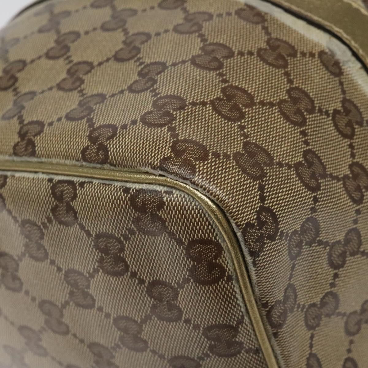 Gucci GUCCI GG Crystal Boston Bag Beige Size ONE SIZE - 13 Thumbnail