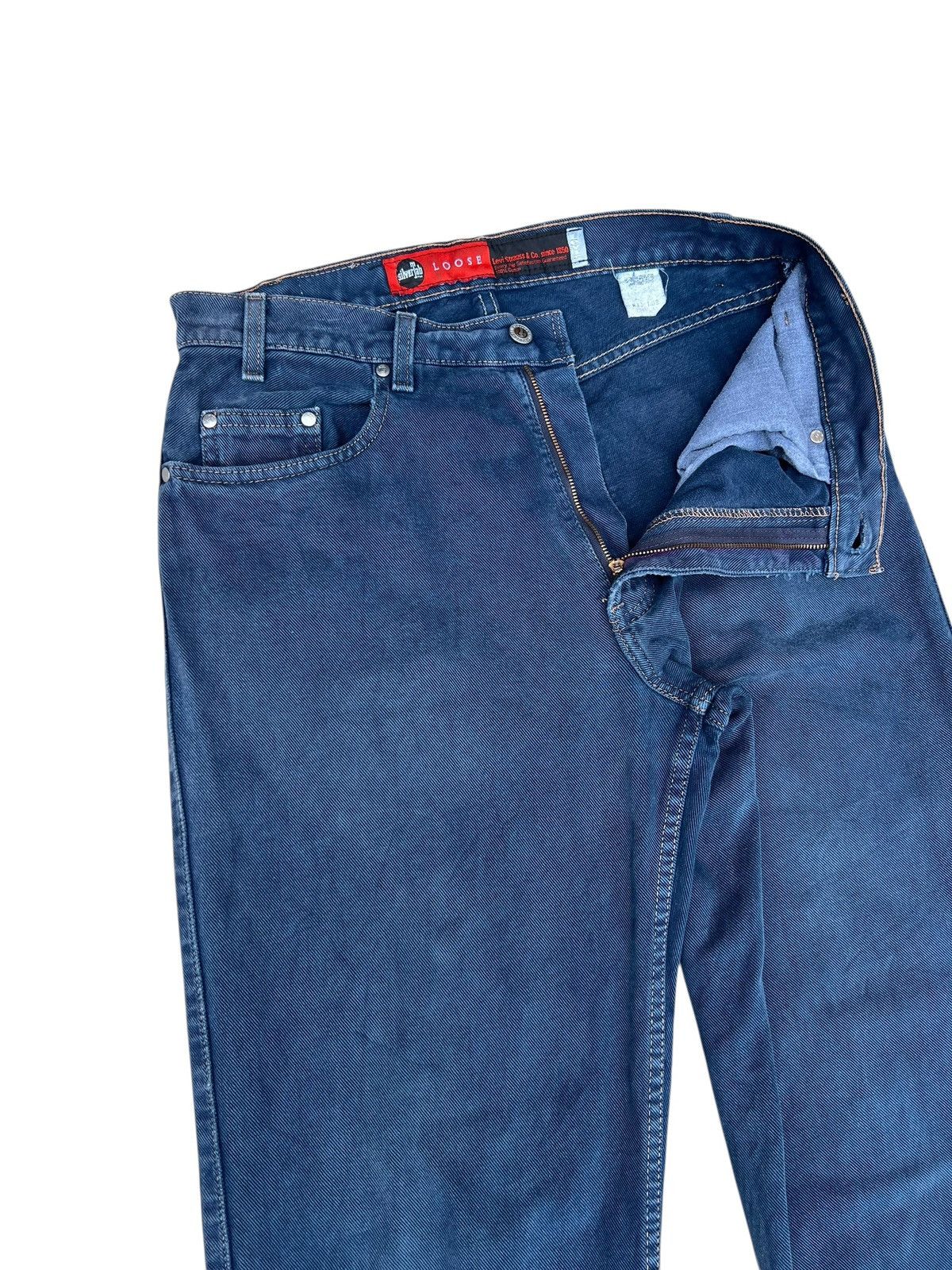 Levi's 90s Levi’s Silvertab Distressed Fade Denim Loose Jeans Size US 33 - 8 Thumbnail