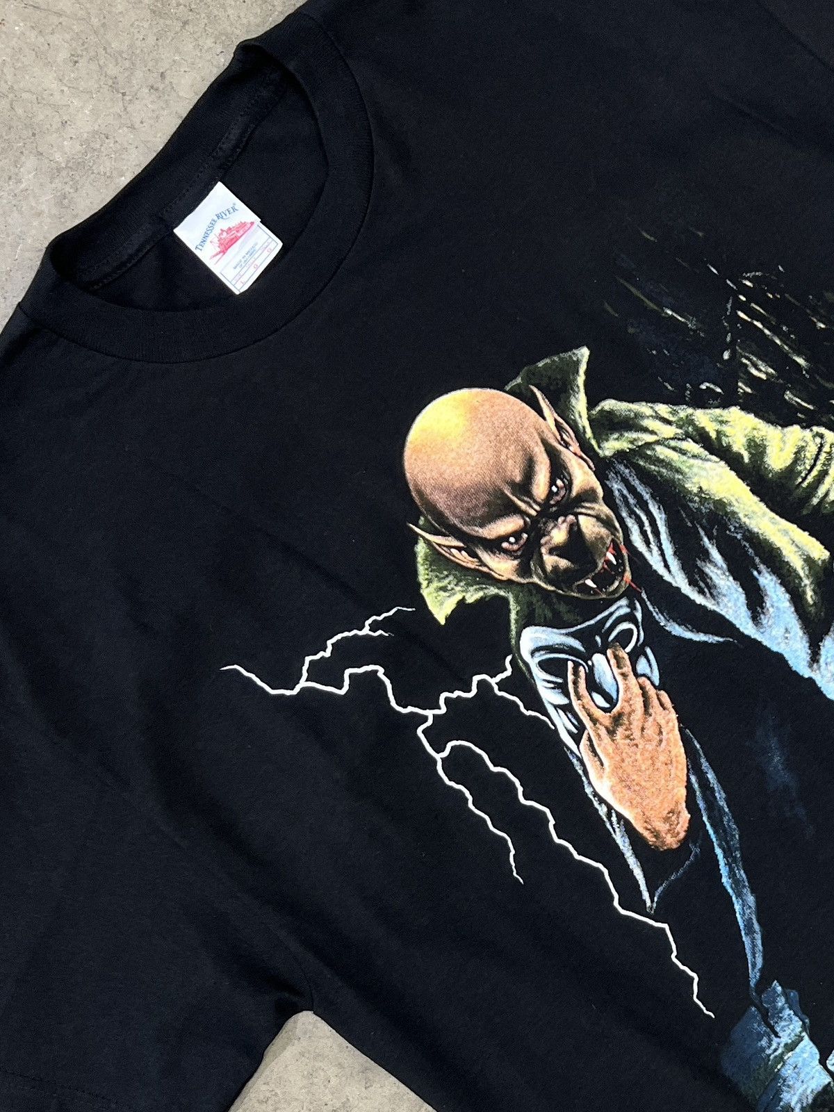 Vintage Vintage Nosferatu Vampire Lightning Tennessee River Large Size US L / EU 52-54 / 3 - 1 Thumbnail