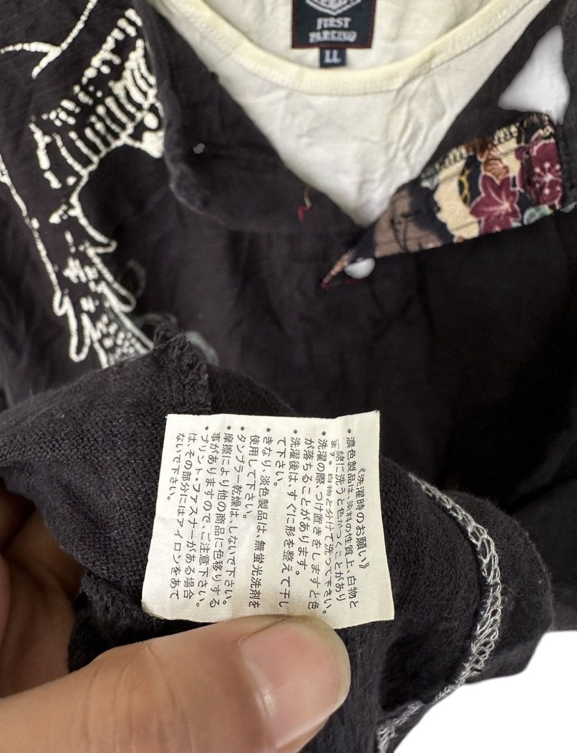 Japanese Brand GOOD CONDITION POEM DOUBLE LAYER HARAJUKU JAPANESE STYLE Size US M / EU 48-50 / 2 - 5 Thumbnail
