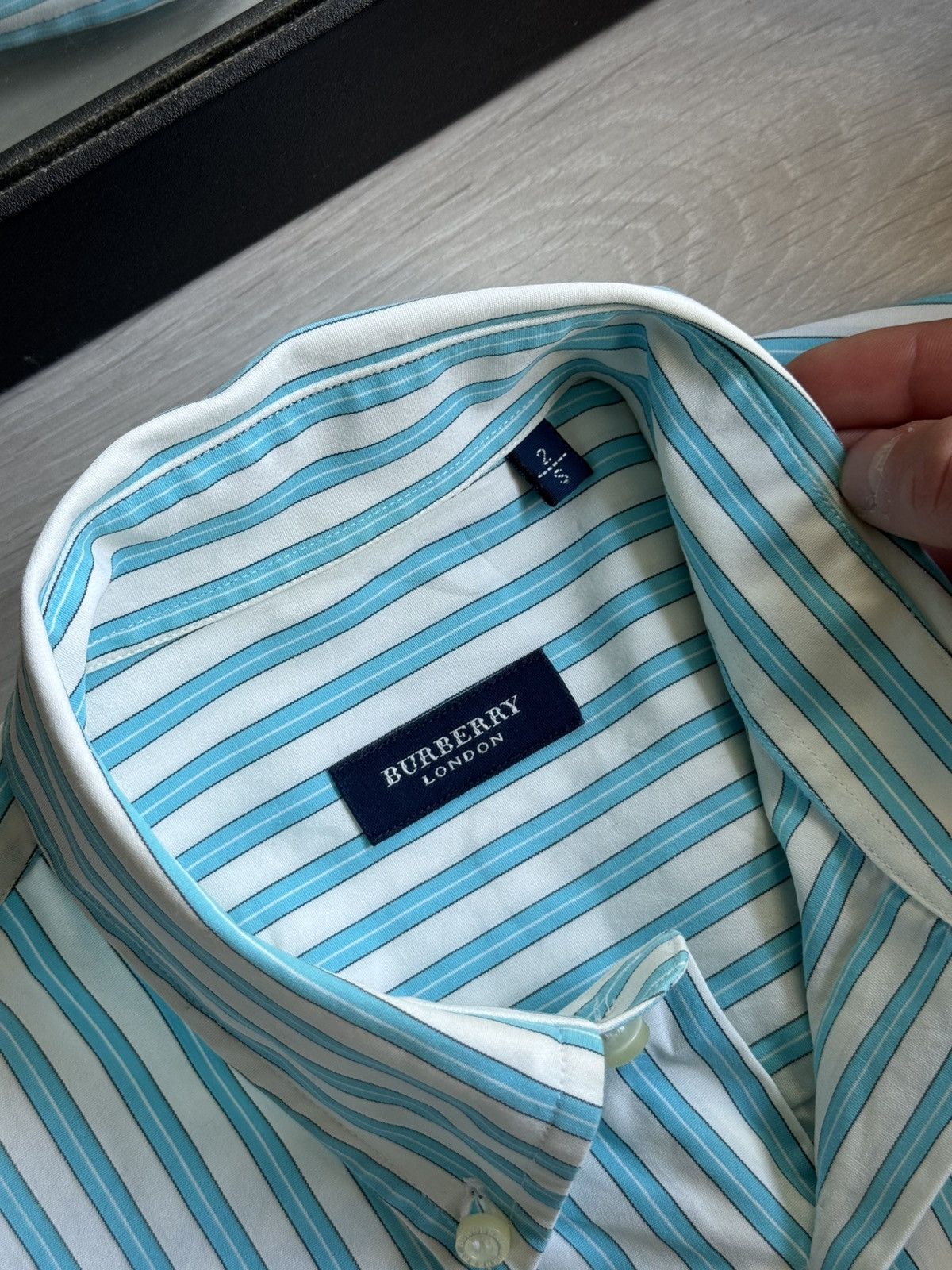 Burberry Vintage Burberry Stripped Button Up Shirt Size US S / EU 44-46 / 1 - 11 Thumbnail