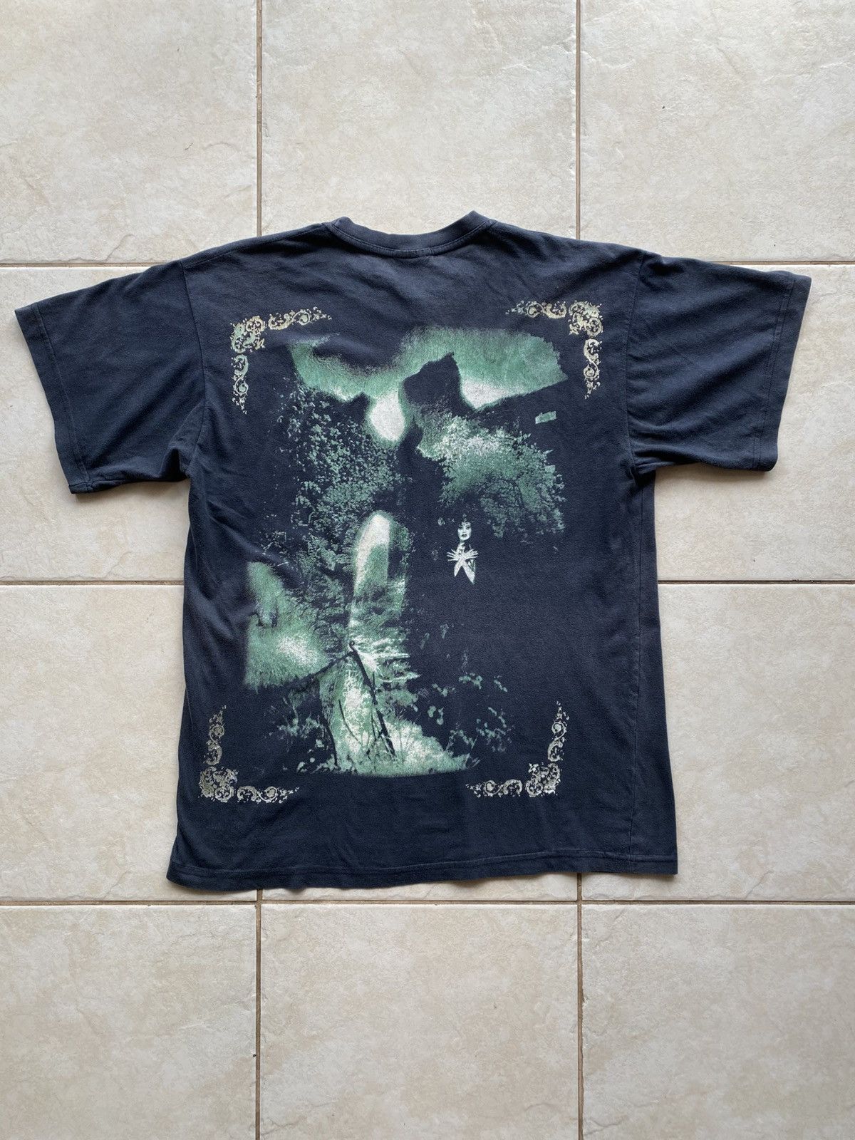 Vintage Vintage 90’s Cradle of Filth Faded Euro Boot Tee Medium Size US M / EU 48-50 / 2 - 2 Thumbnail