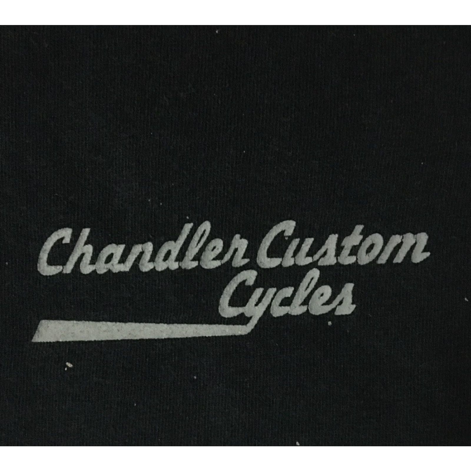 Vintage Vtg Chandler Custom Cycles Faded Paint Shirt XL Grunge Biker Motorcycle Punk 90s Size US XL / EU 56 / 4 - 3 Thumbnail