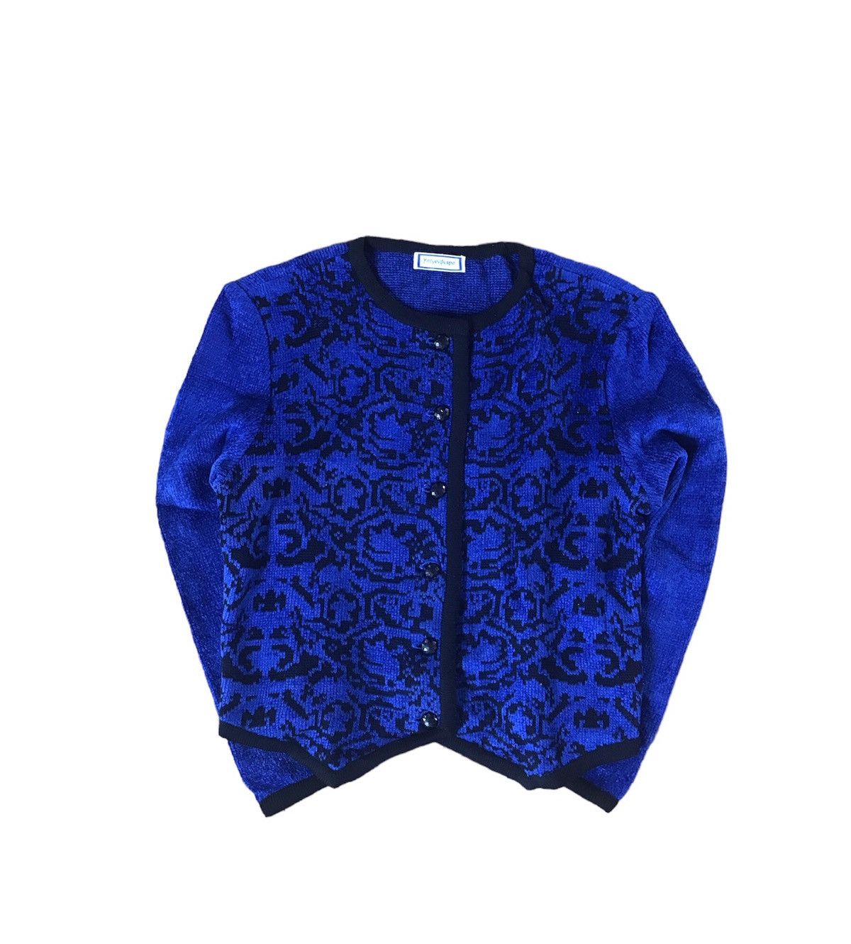Yves Saint Laurent 🔥🔥🔥 VTG YSL KNITWEAR/CARDIGAN WOMAN JACKET Size US M / EU 48-50 / 2 - 1 Thumbnail
