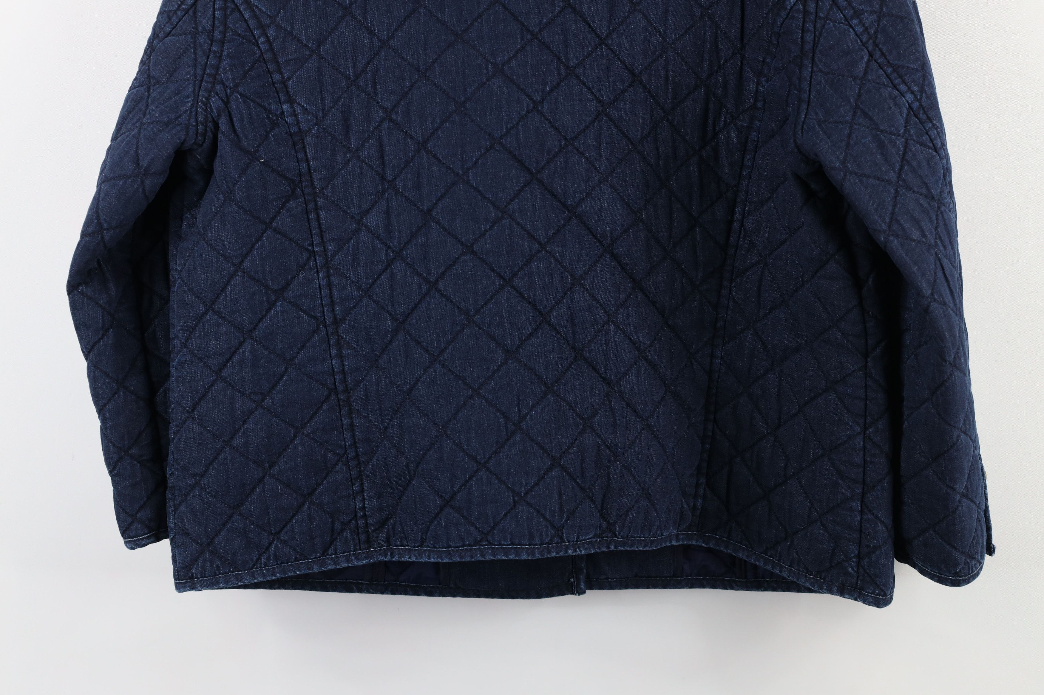 Ralph Lauren × Vintage Vintage 90s Ralph Lauren Full Button Jacket Indigo Blue Size XL / US 12-14 / IT 48-50 - 12 Thumbnail