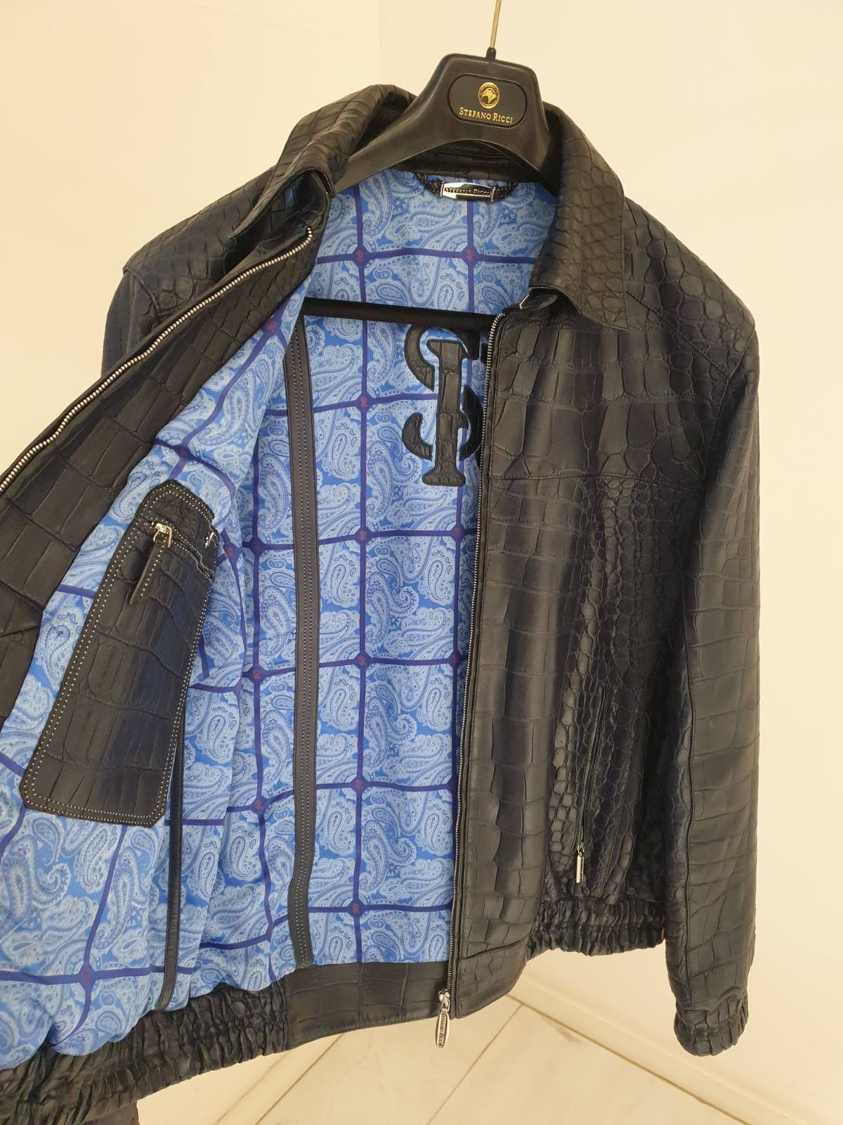 Stefano Ricci Stefano Ricci crocodile leather jacket size 56 Size US XL / EU 56 / 4 - 5 Thumbnail